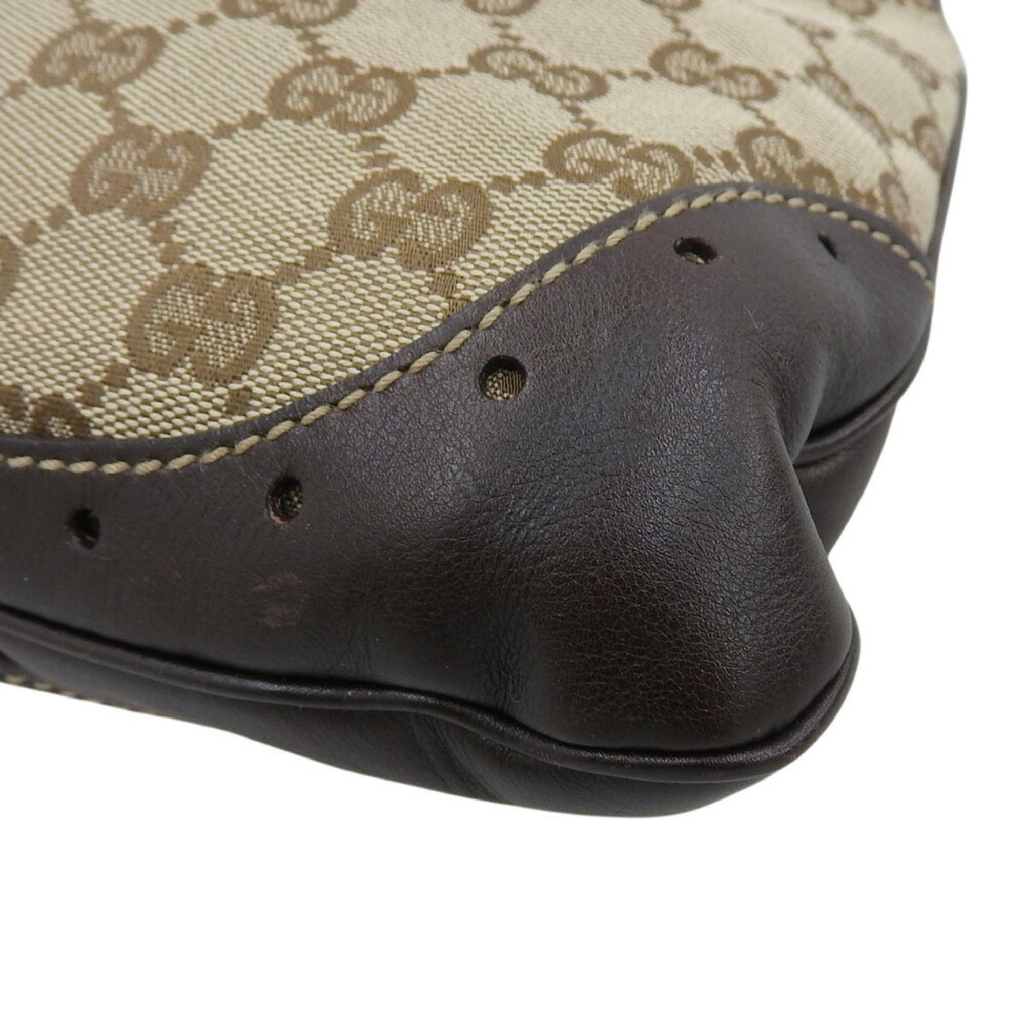 Canvas Leather Shoulder Bag (Pre-Owned) - Gucci - Modalova
