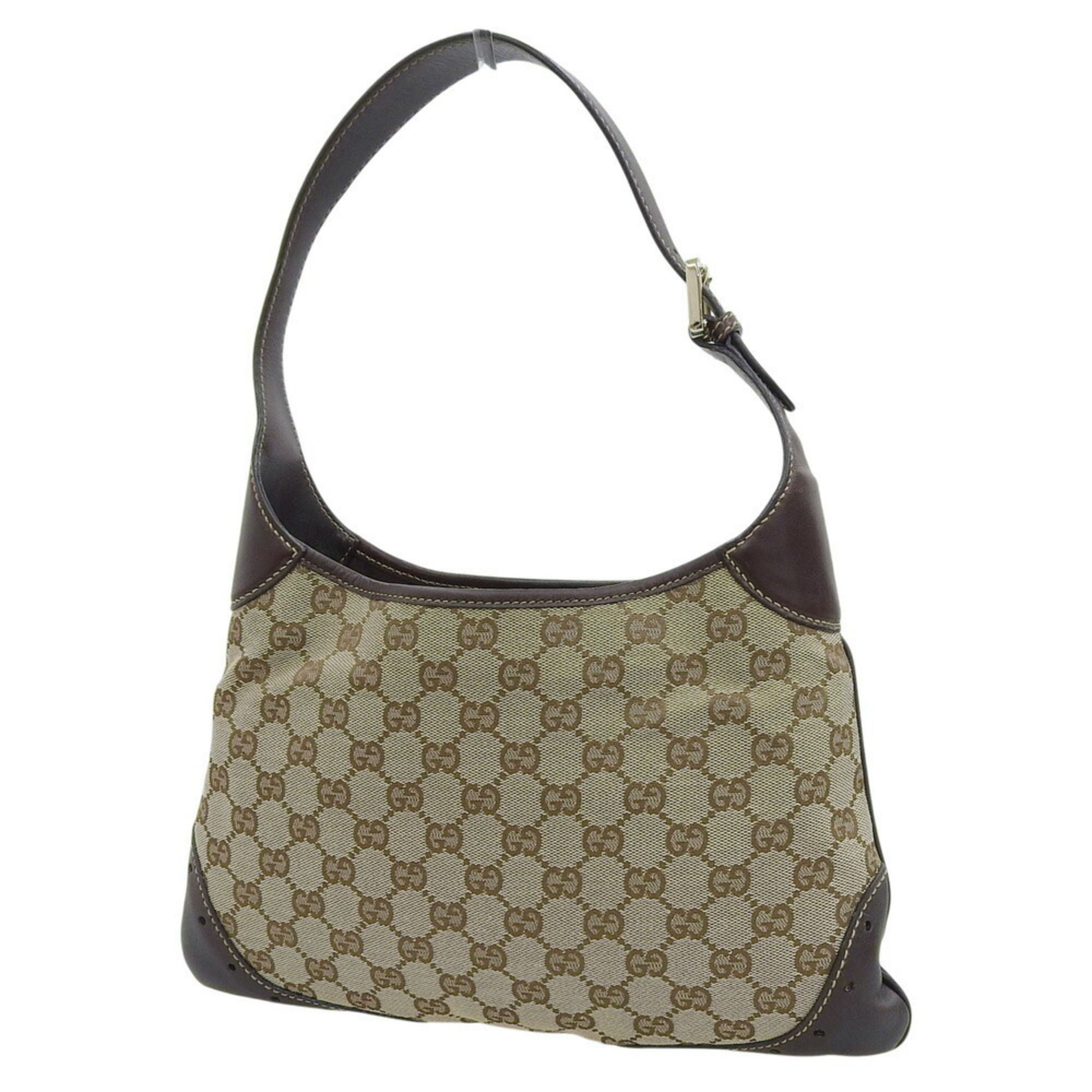 Canvas Leather Shoulder Bag (Pre-Owned) - Gucci - Modalova