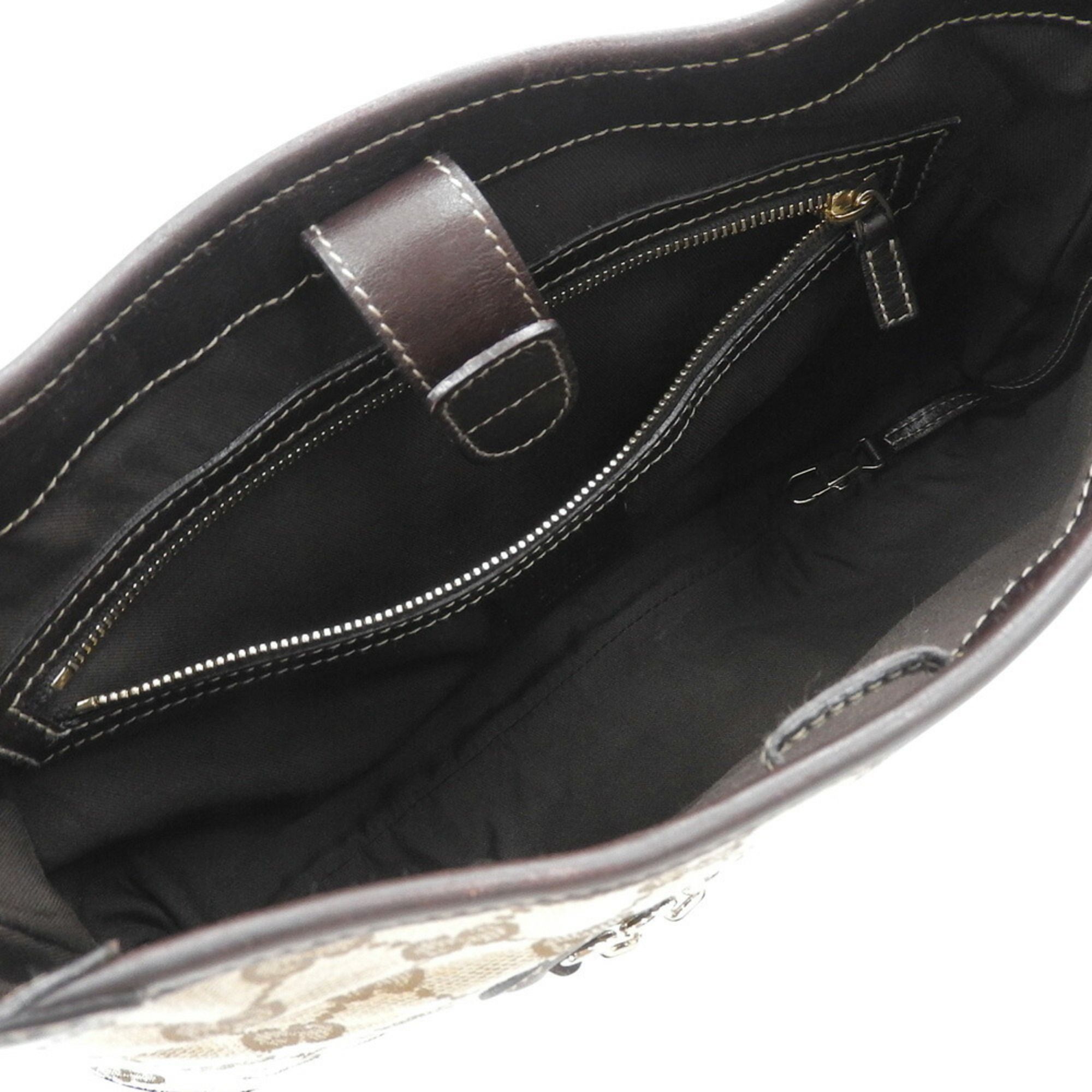 Canvas Leather Shoulder Bag (Pre-Owned) - Gucci - Modalova