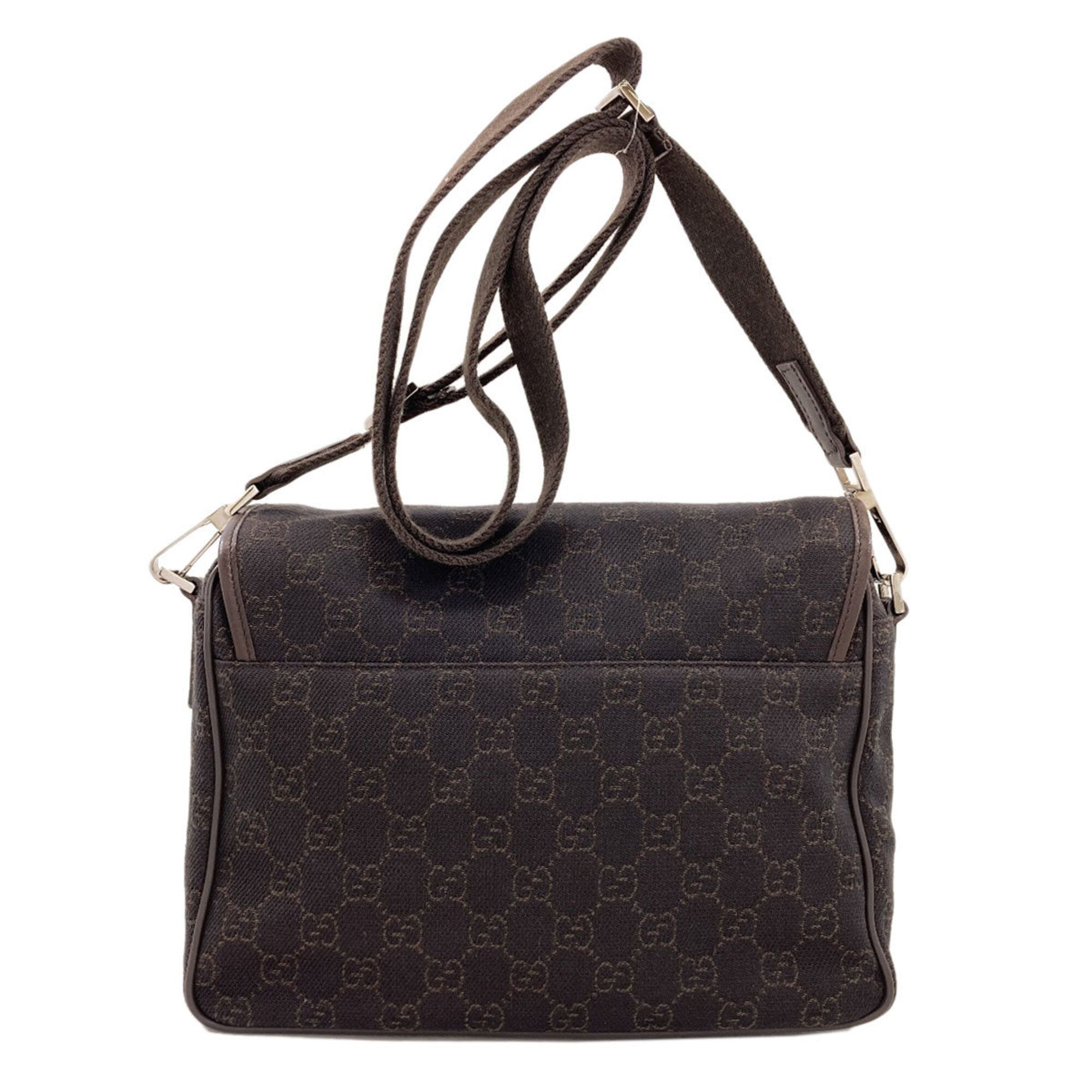 Canvas Shoulder Bag (Pre-Owned) - Gucci - Modalova