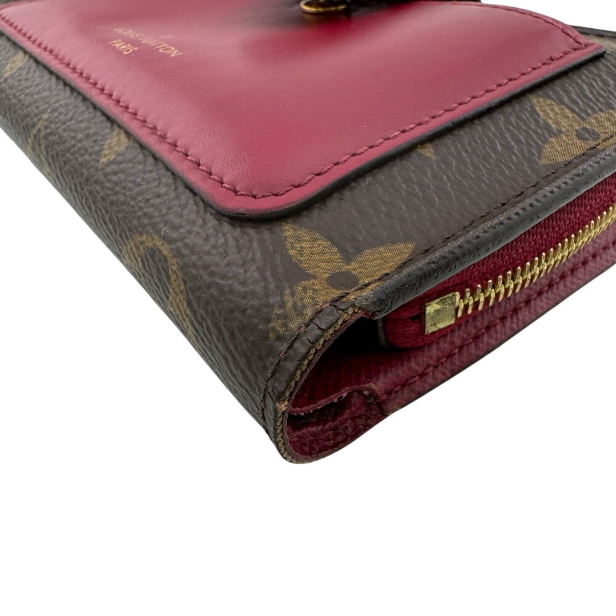 Monogram Leather Wallet (Bi-Fold) (Pre-Owned) - Louis Vuitton - Modalova