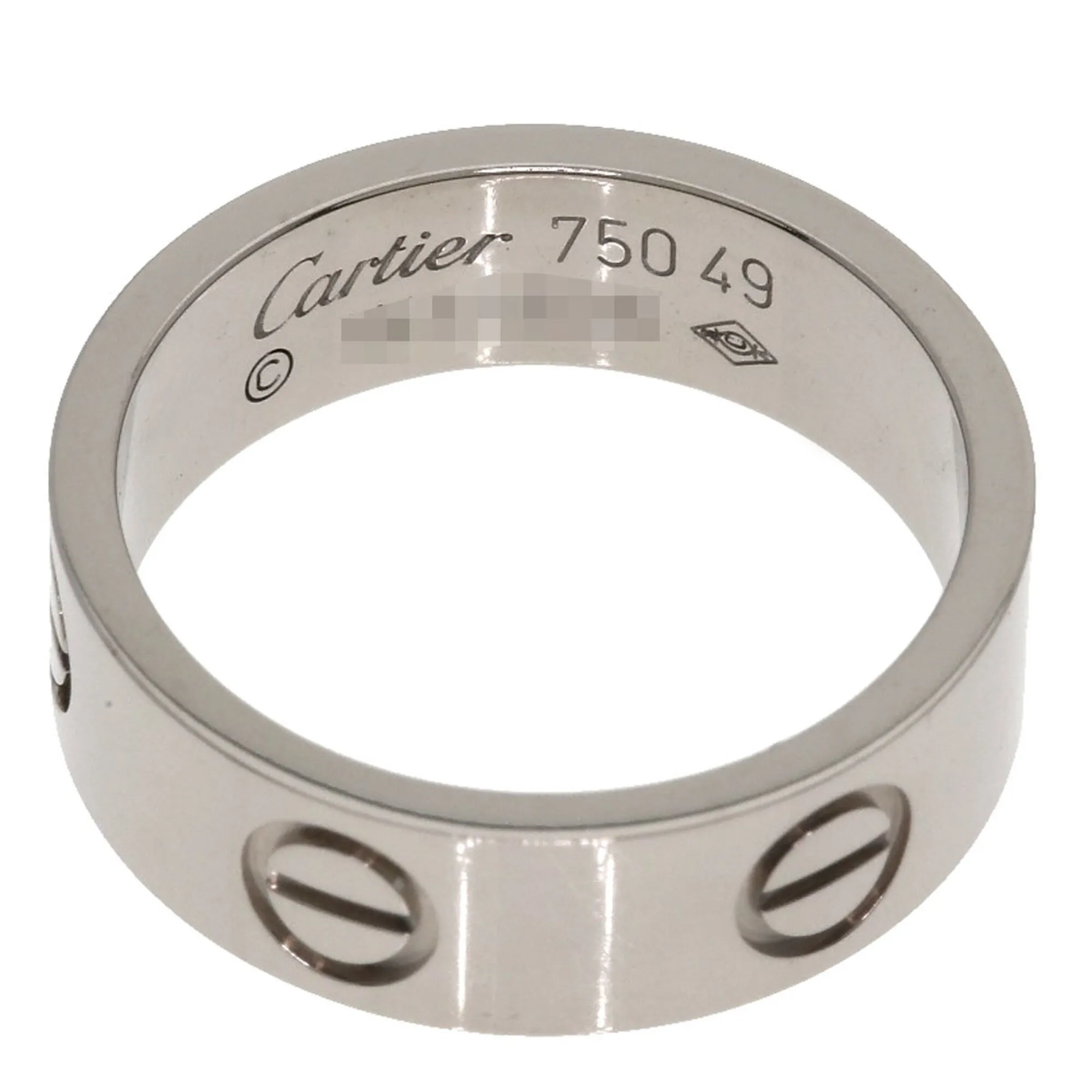 White Gold (18K) Band Ring (Pre-Owned) - Cartier - Modalova
