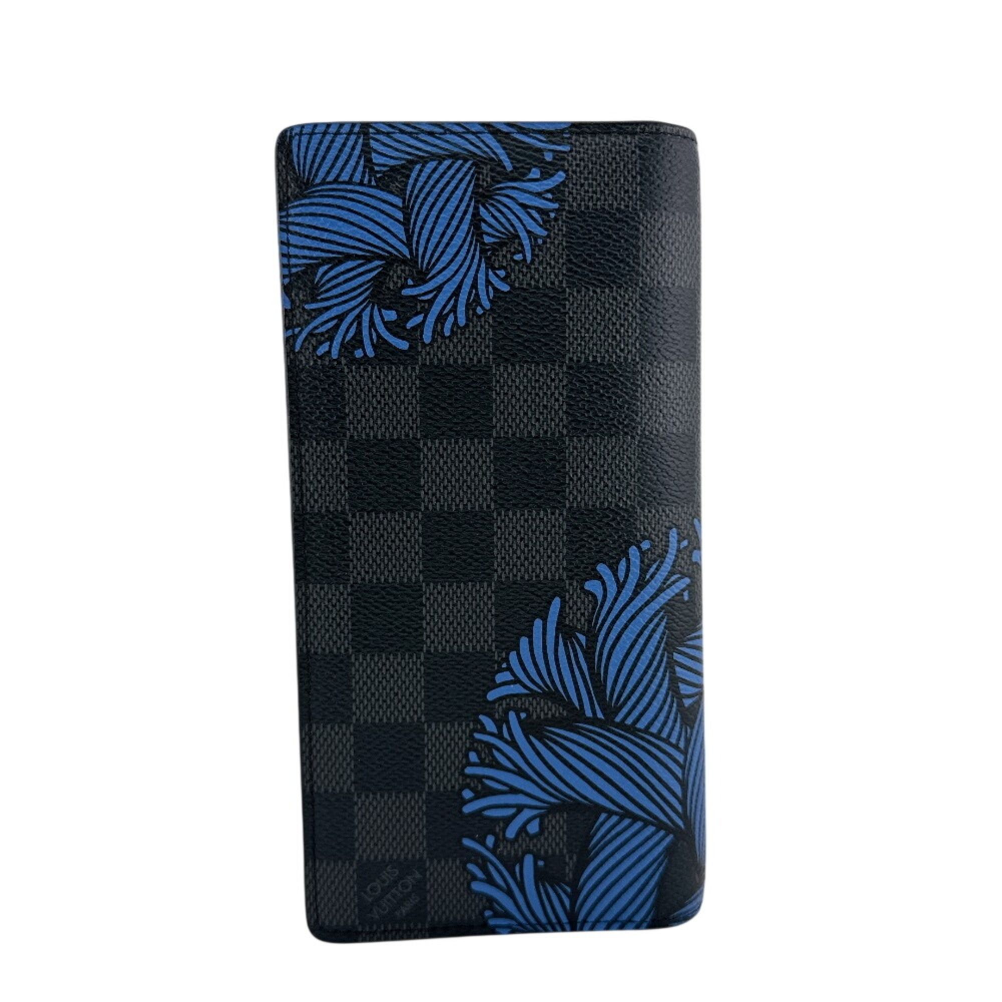 Damier Leather Long Wallet (Bi-Fold) (Pre-Owned) - Louis Vuitton - Modalova