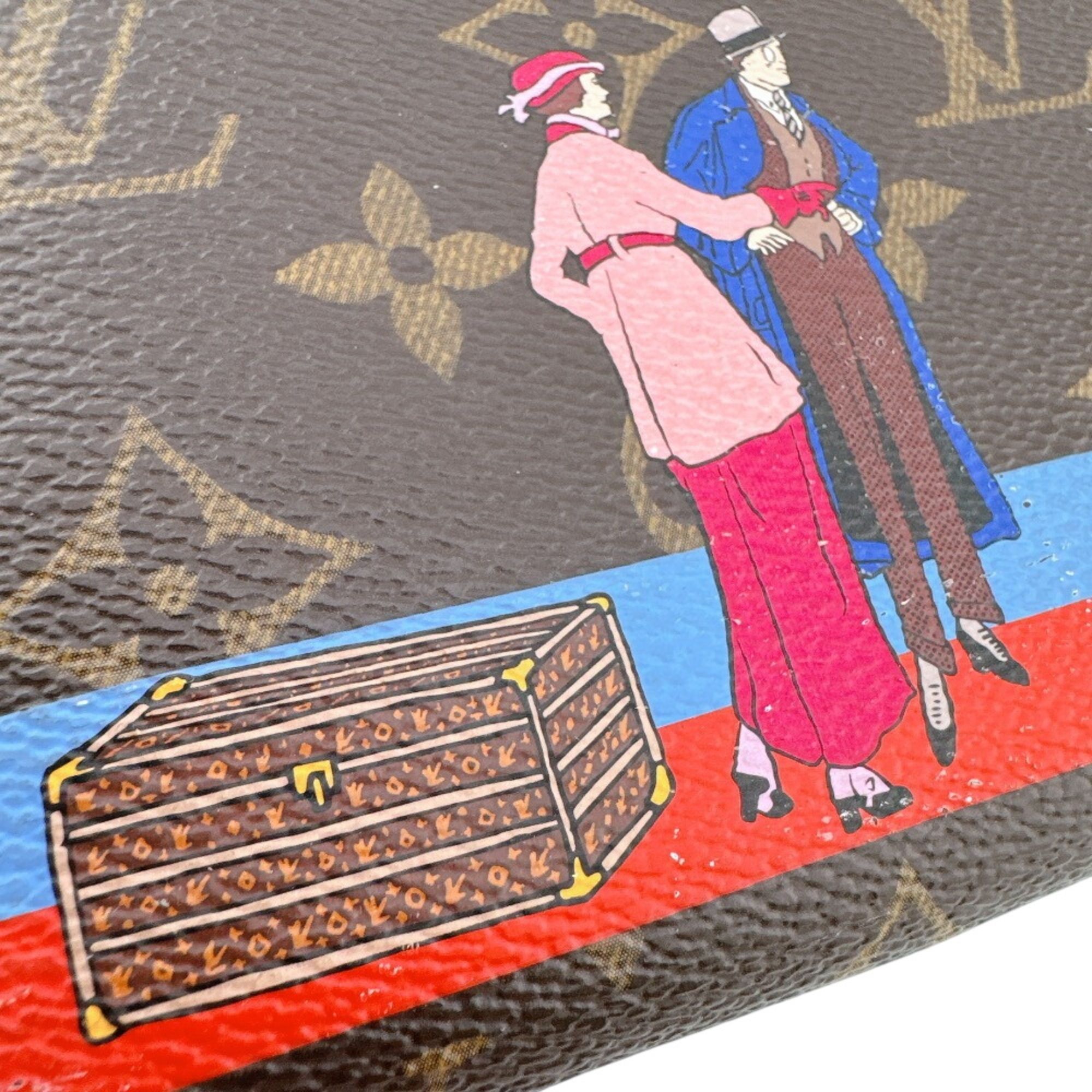 Monogram Leather Long Wallet (Bi-Fold) (Pre-Owned) - Louis Vuitton - Modalova
