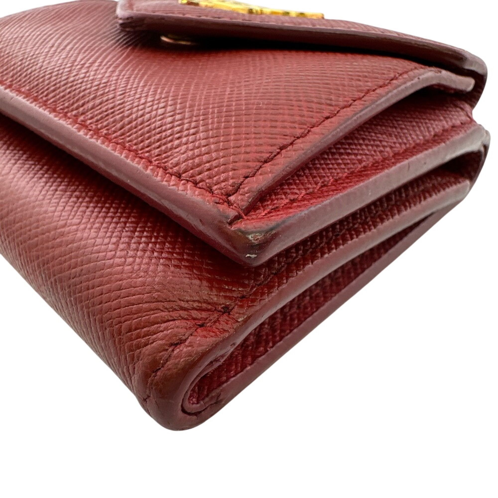 Saffiano Leather Wallet (Tri-Fold) (Pre-Owned) - Prada - Modalova