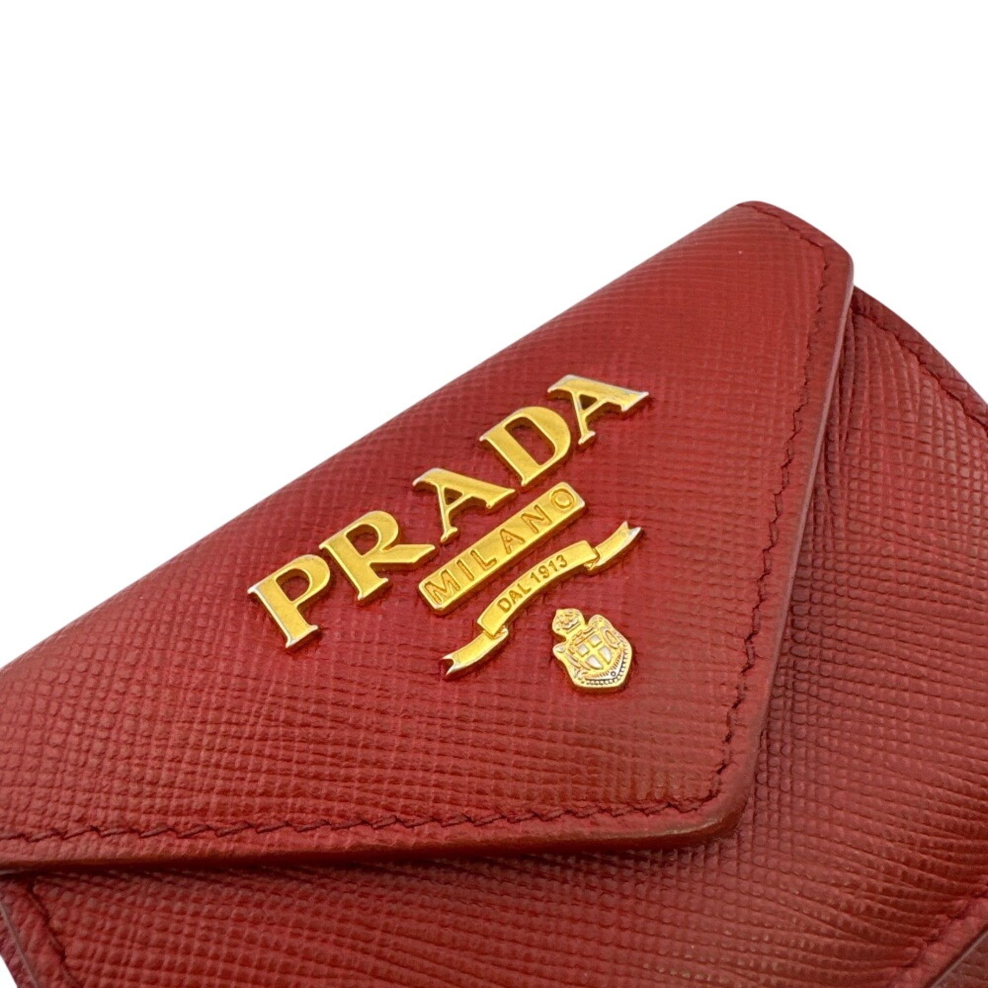 Saffiano Leather Wallet (Tri-Fold) (Pre-Owned) - Prada - Modalova