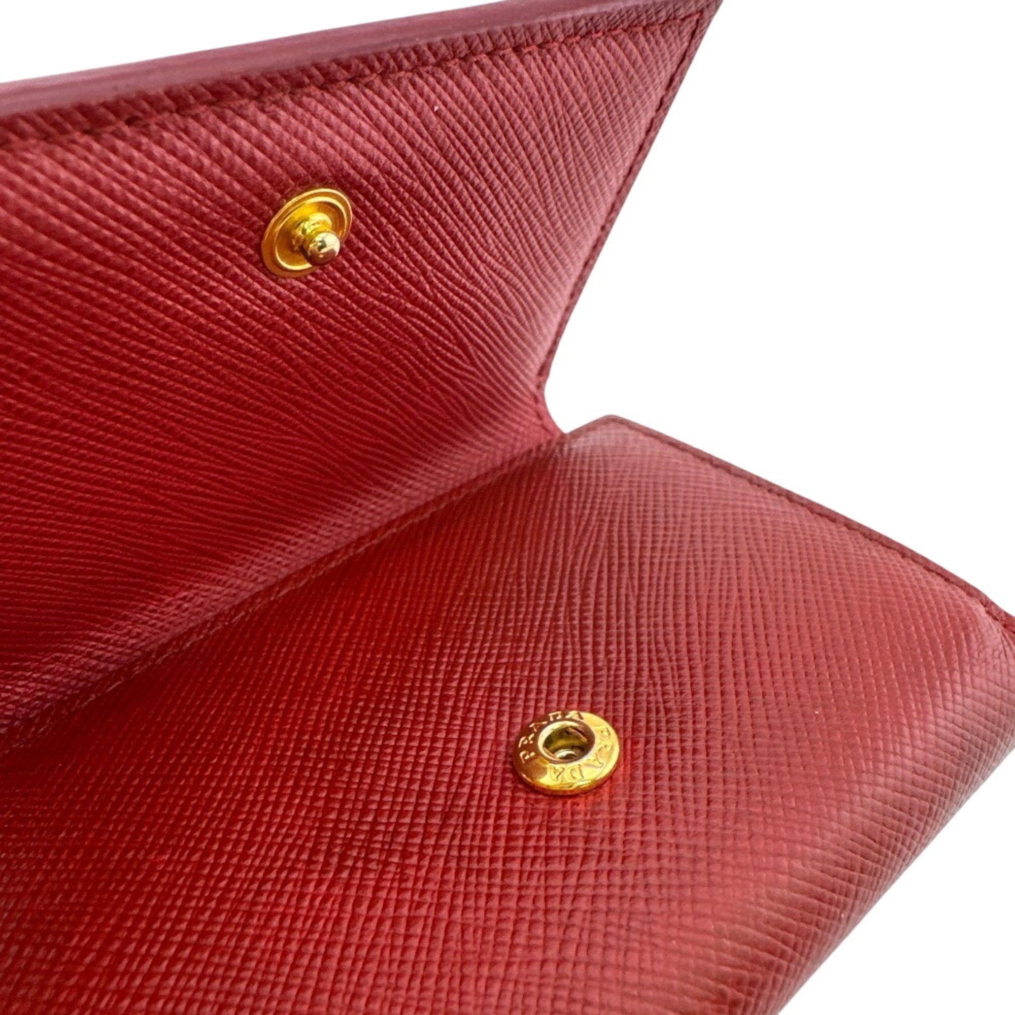 Saffiano Leather Wallet (Tri-Fold) (Pre-Owned) - Prada - Modalova