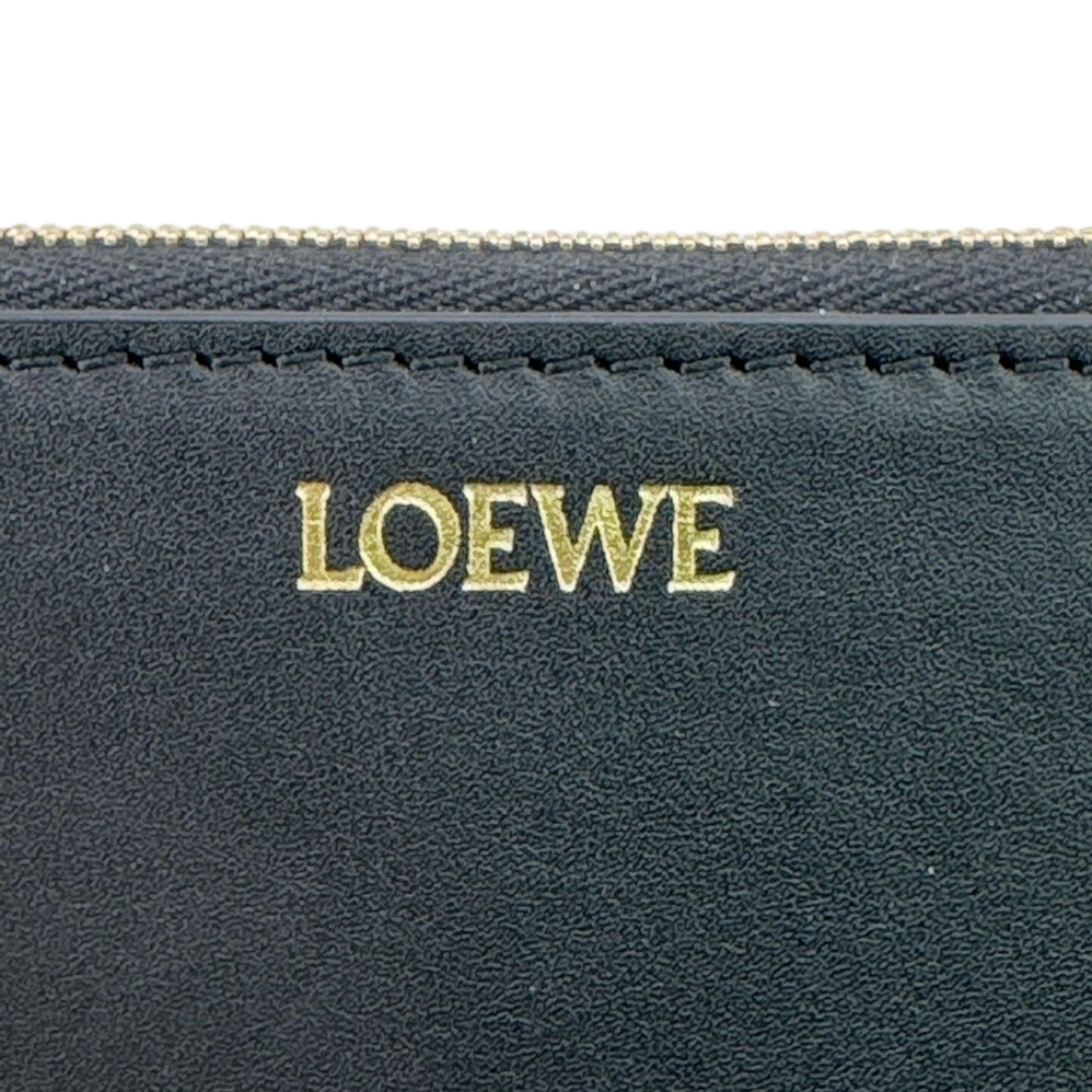 Leather Long Wallet (Bi-Fold) (Pre-Owned) - Loewe - Modalova