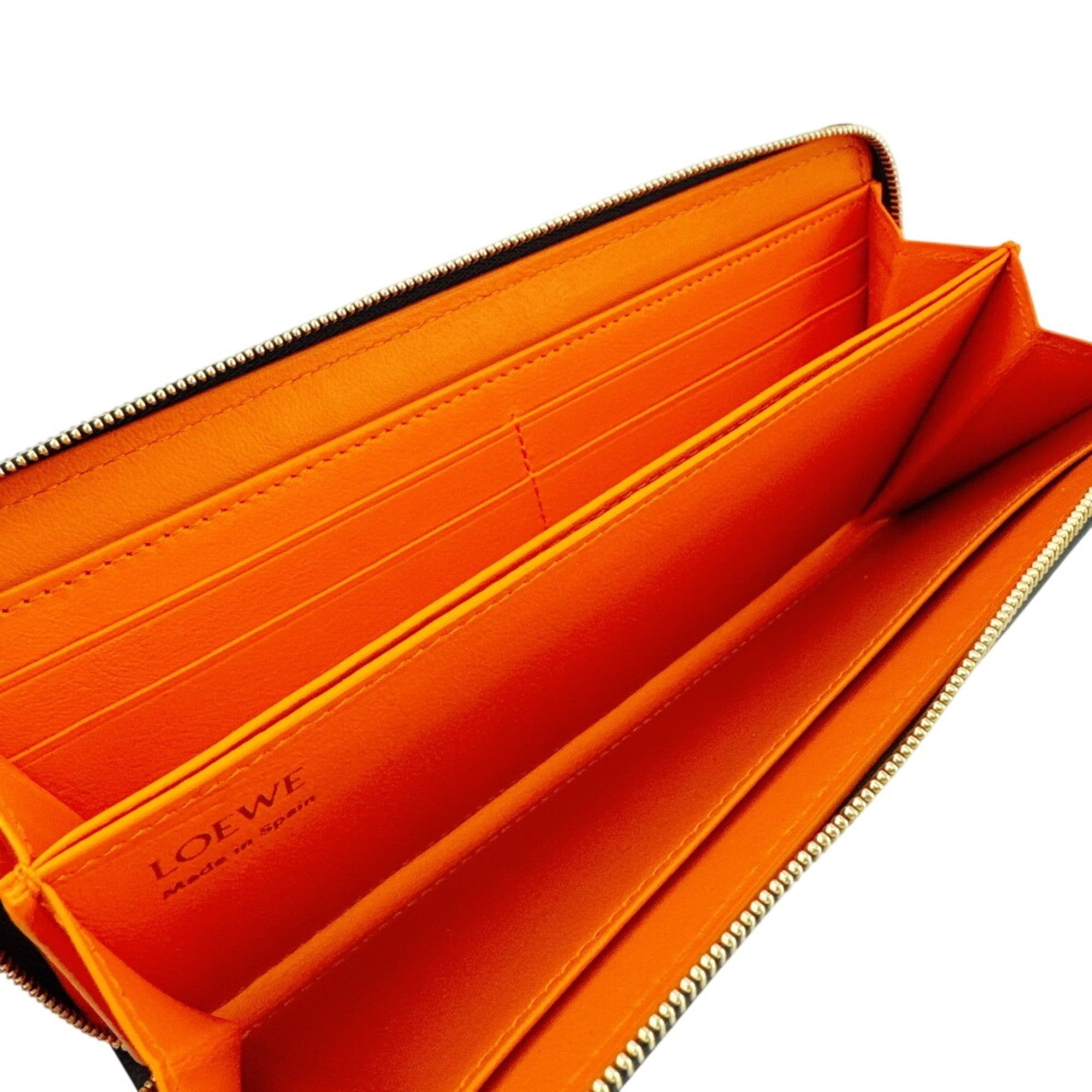 Leather Long Wallet (Bi-Fold) (Pre-Owned) - Loewe - Modalova