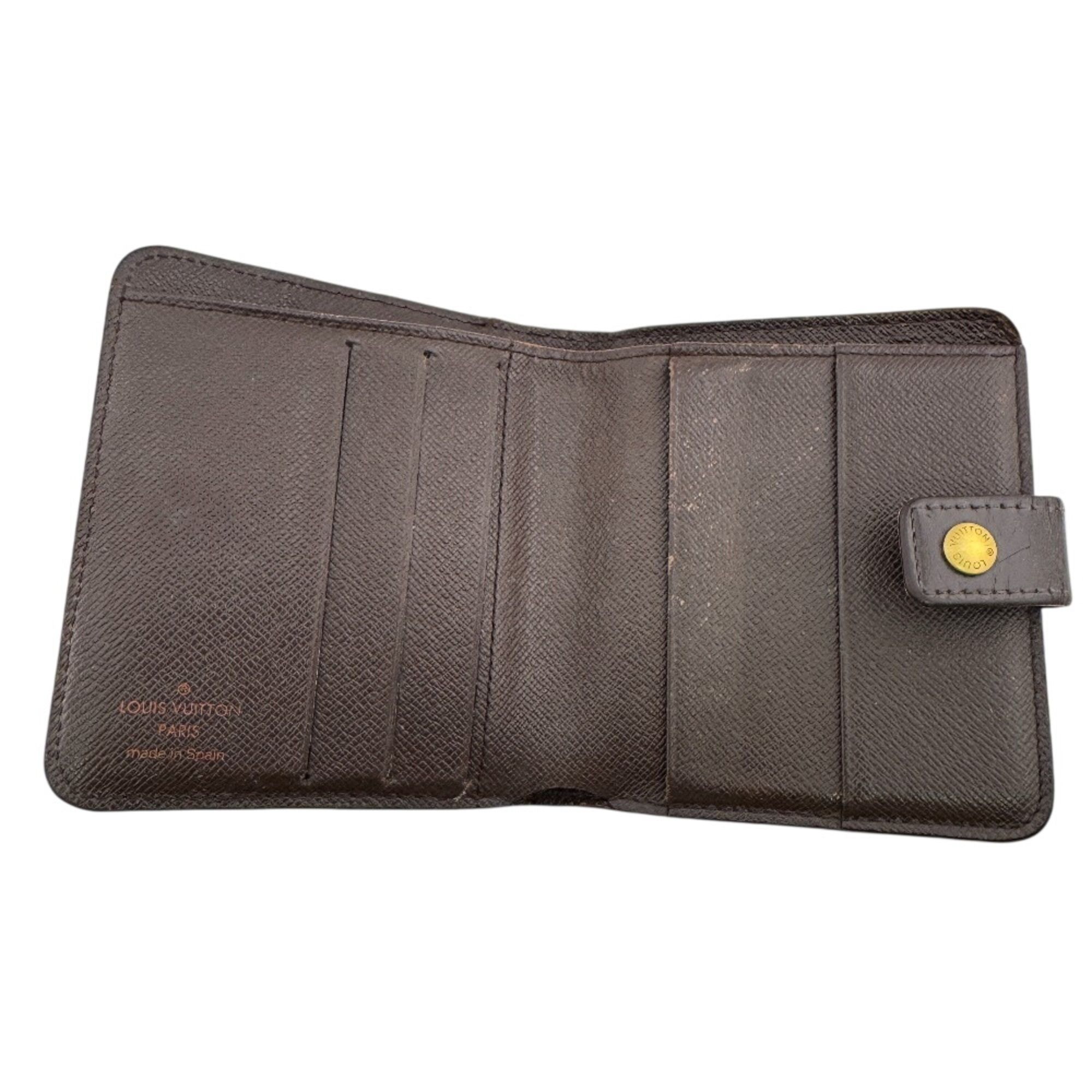 Damier Leather Wallet (Bi-Fold) (Pre-Owned) - Louis Vuitton - Modalova
