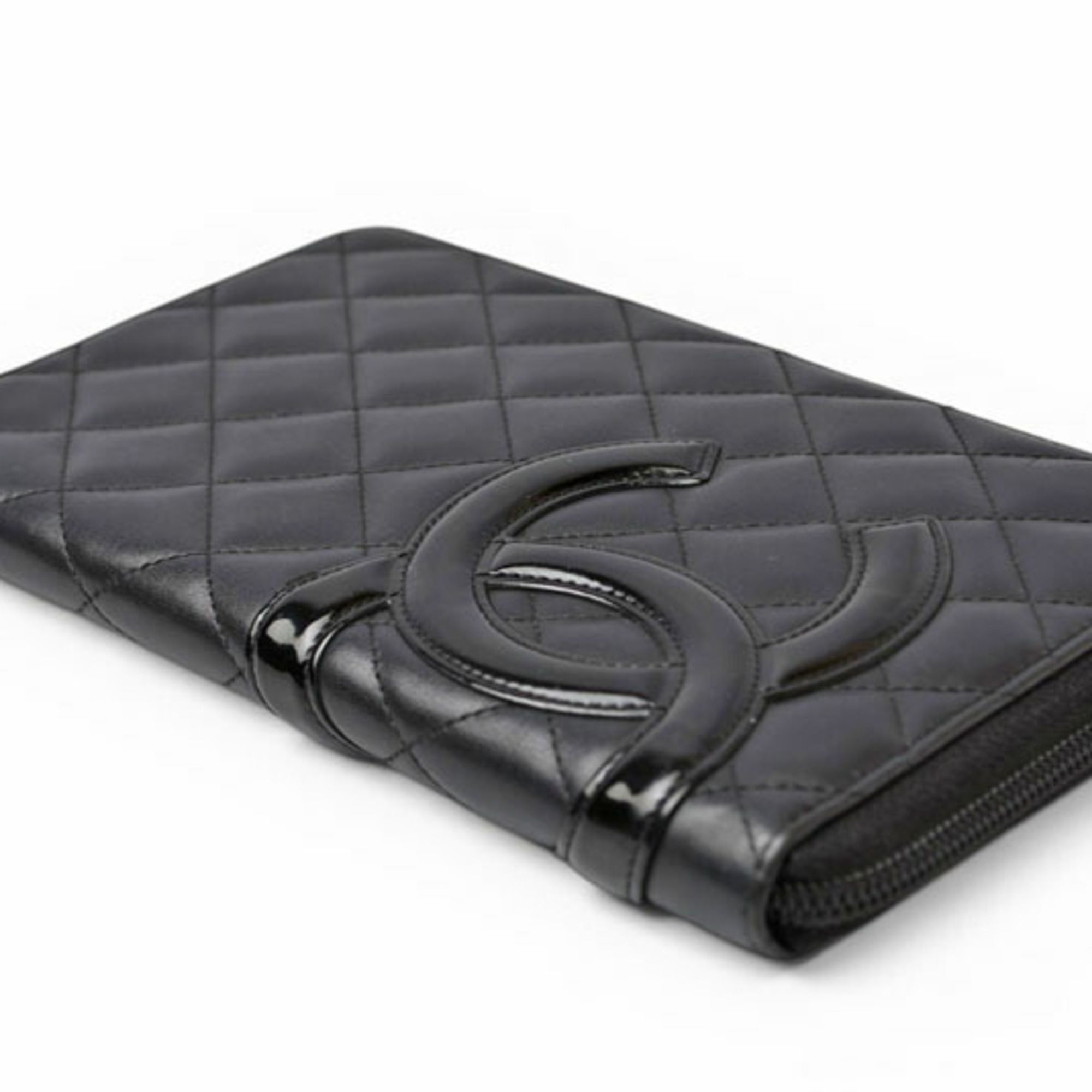 Leather Long Wallet (Bi-Fold) (Pre-Owned) - Chanel - Modalova