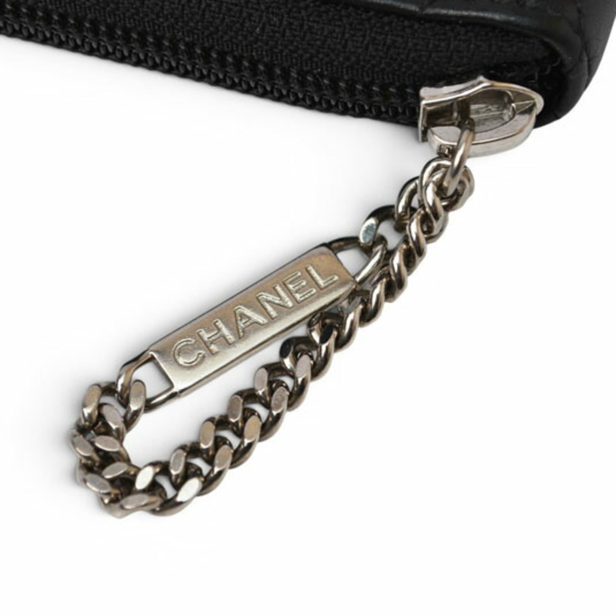 Leather Long Wallet (Bi-Fold) (Pre-Owned) - Chanel - Modalova