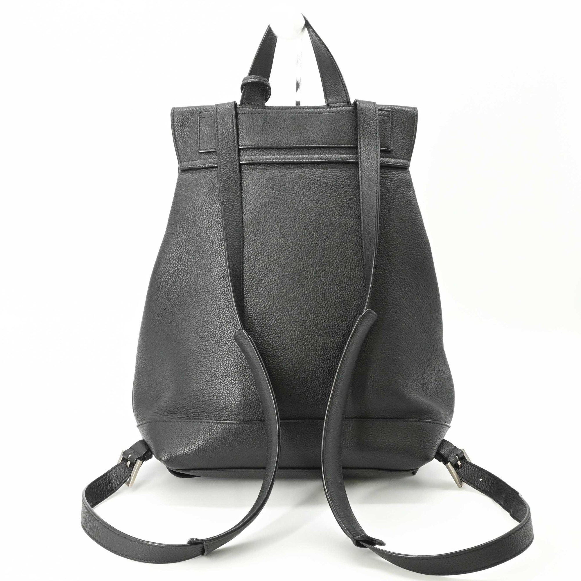 Leather Backpack (Pre-Owned) - Saint Laurent - Modalova