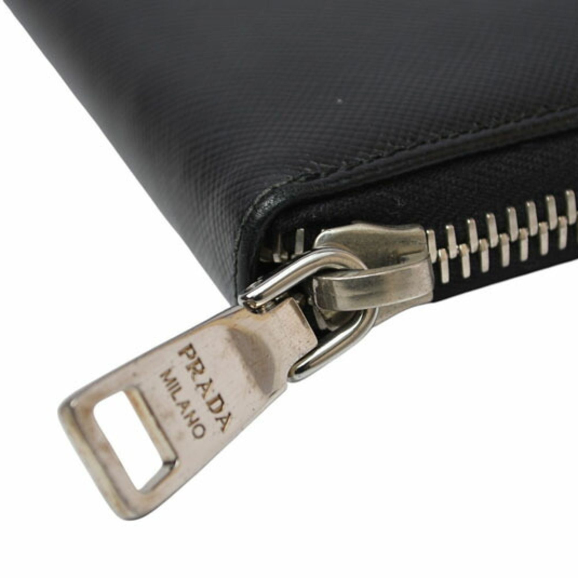 Leather Long Wallet (Bi-Fold) (Pre-Owned) - Prada - Modalova