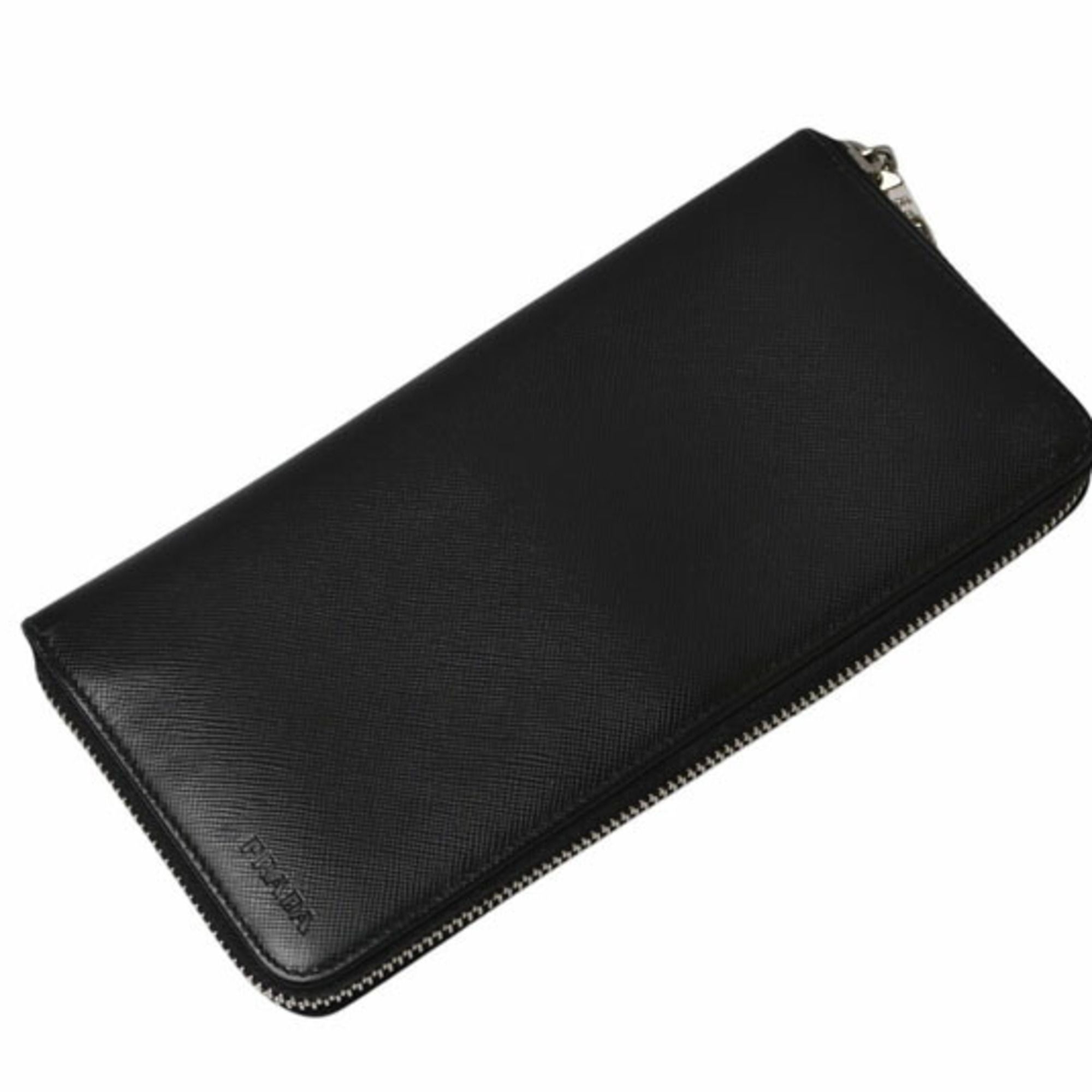 Leather Long Wallet (Bi-Fold) (Pre-Owned) - Prada - Modalova