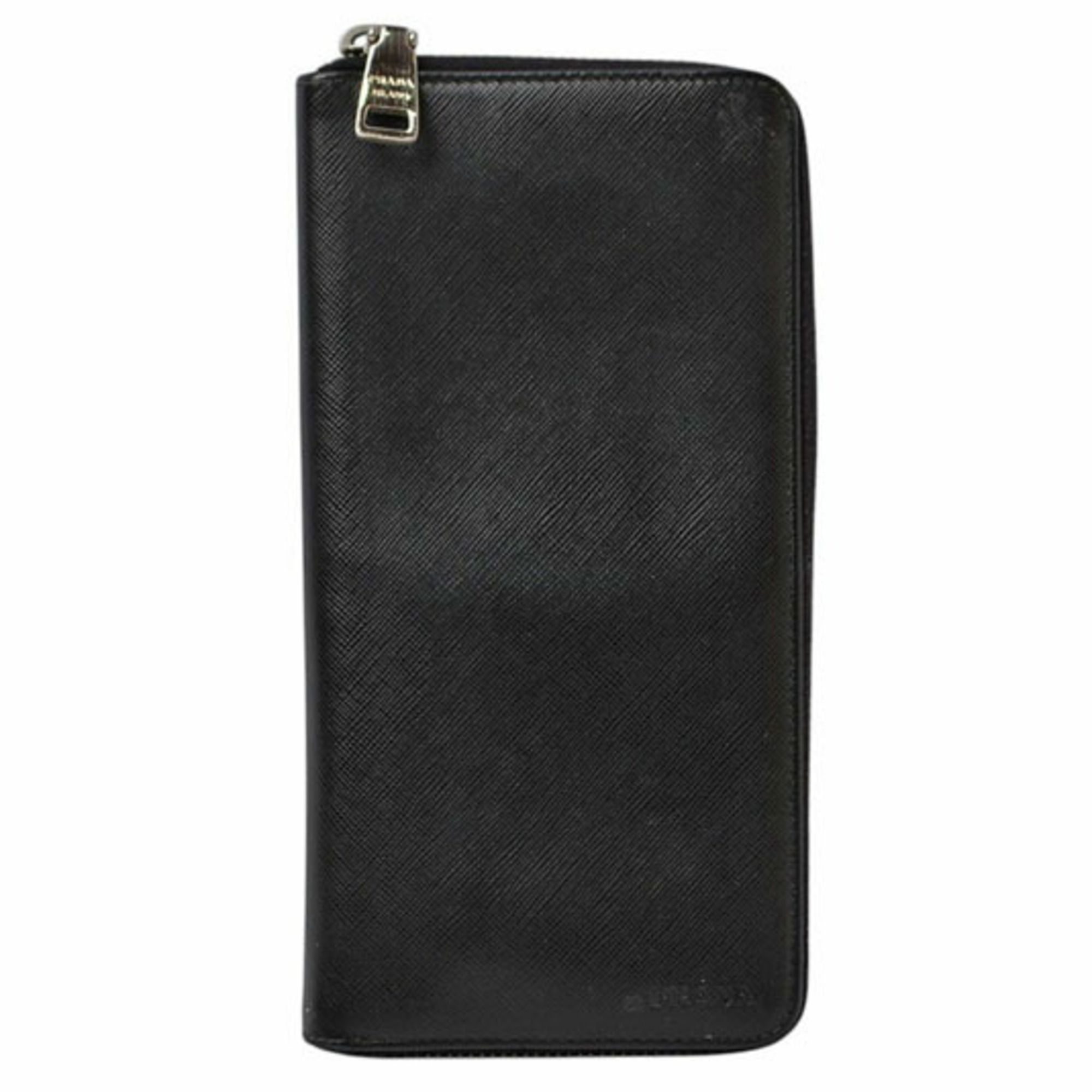 Leather Long Wallet (Bi-Fold) (Pre-Owned) - Prada - Modalova