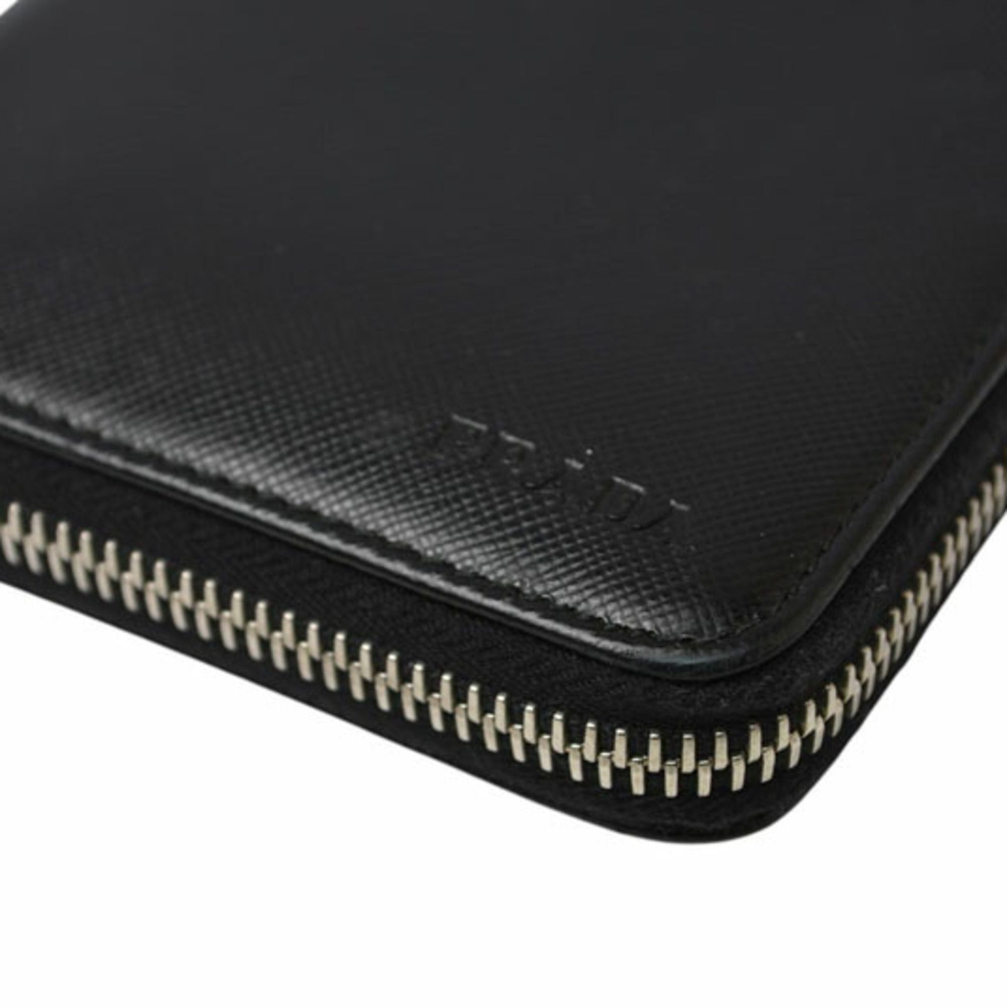 Leather Long Wallet (Bi-Fold) (Pre-Owned) - Prada - Modalova