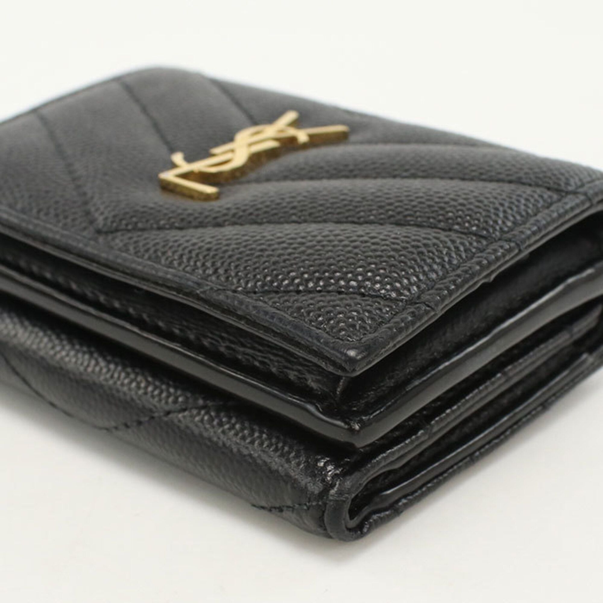 Leather Wallet (Tri-Fold) (Pre-Owned) - Saint Laurent - Modalova
