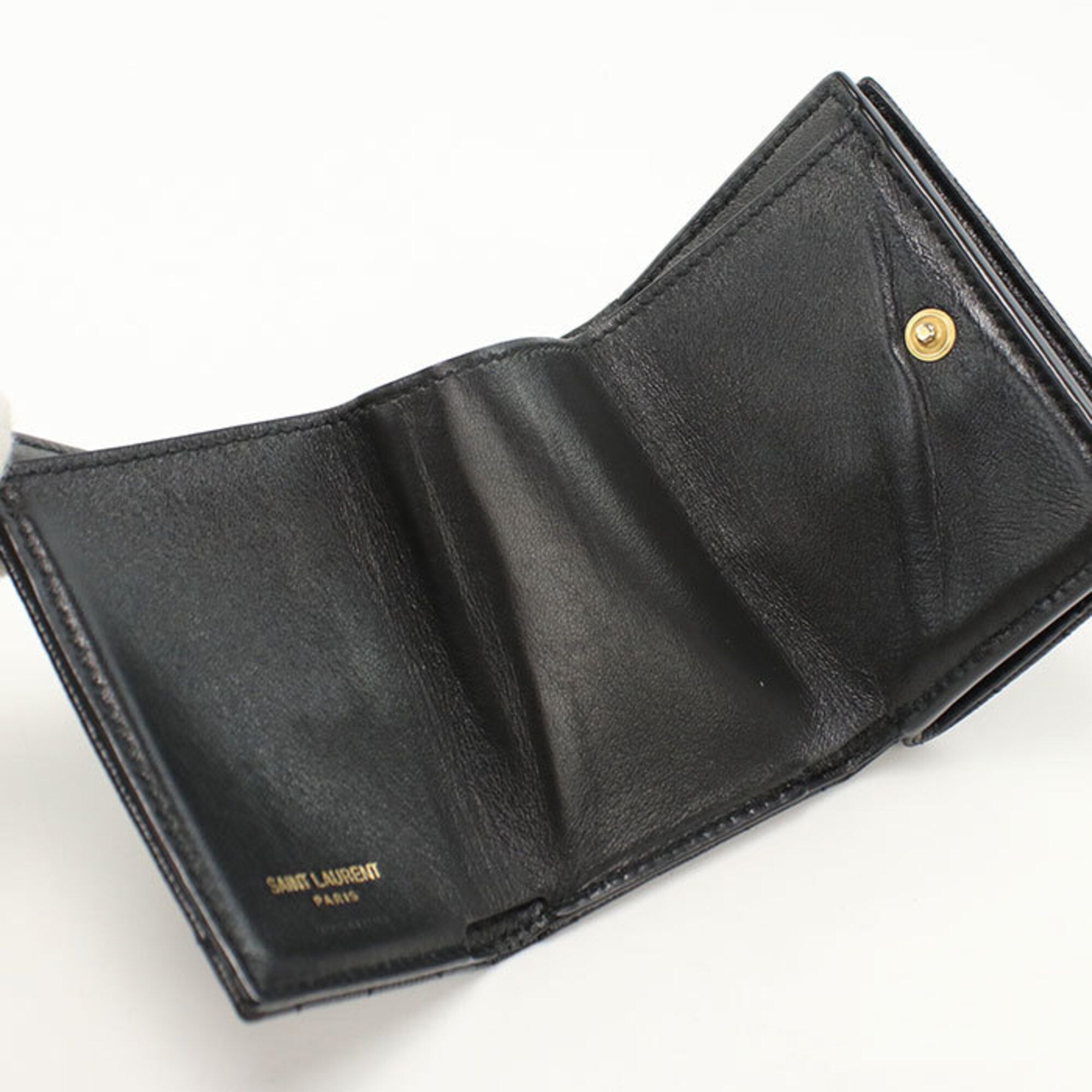 Leather Wallet (Tri-Fold) (Pre-Owned) - Saint Laurent - Modalova