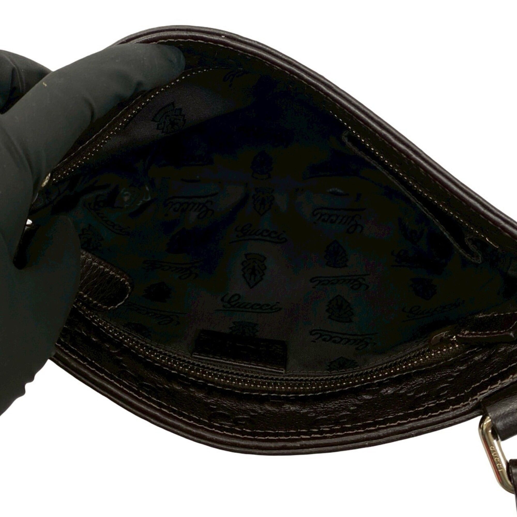 Leather Pochette Shoulder Bag (Pre-Owned) - Gucci - Modalova