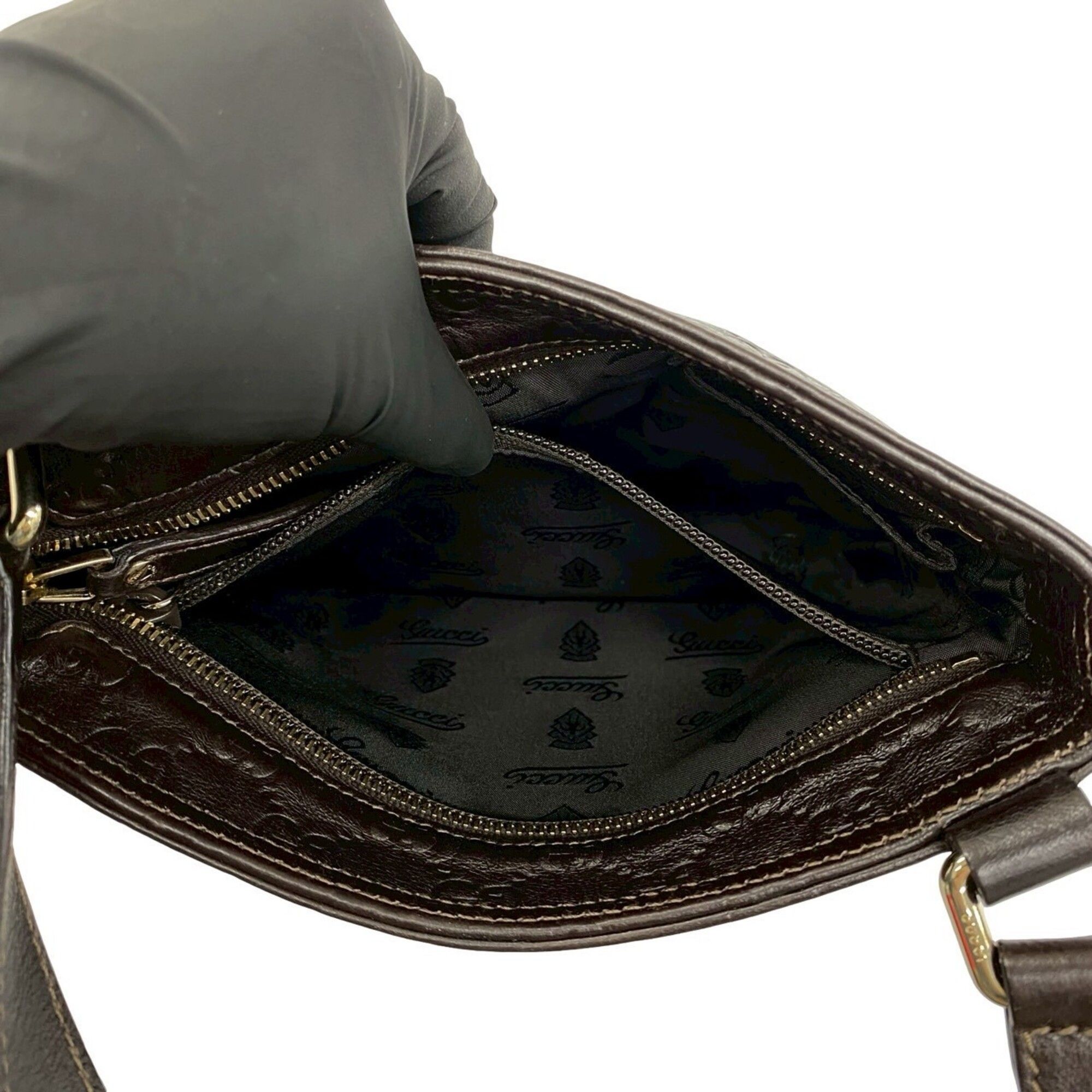 Leather Pochette Shoulder Bag (Pre-Owned) - Gucci - Modalova