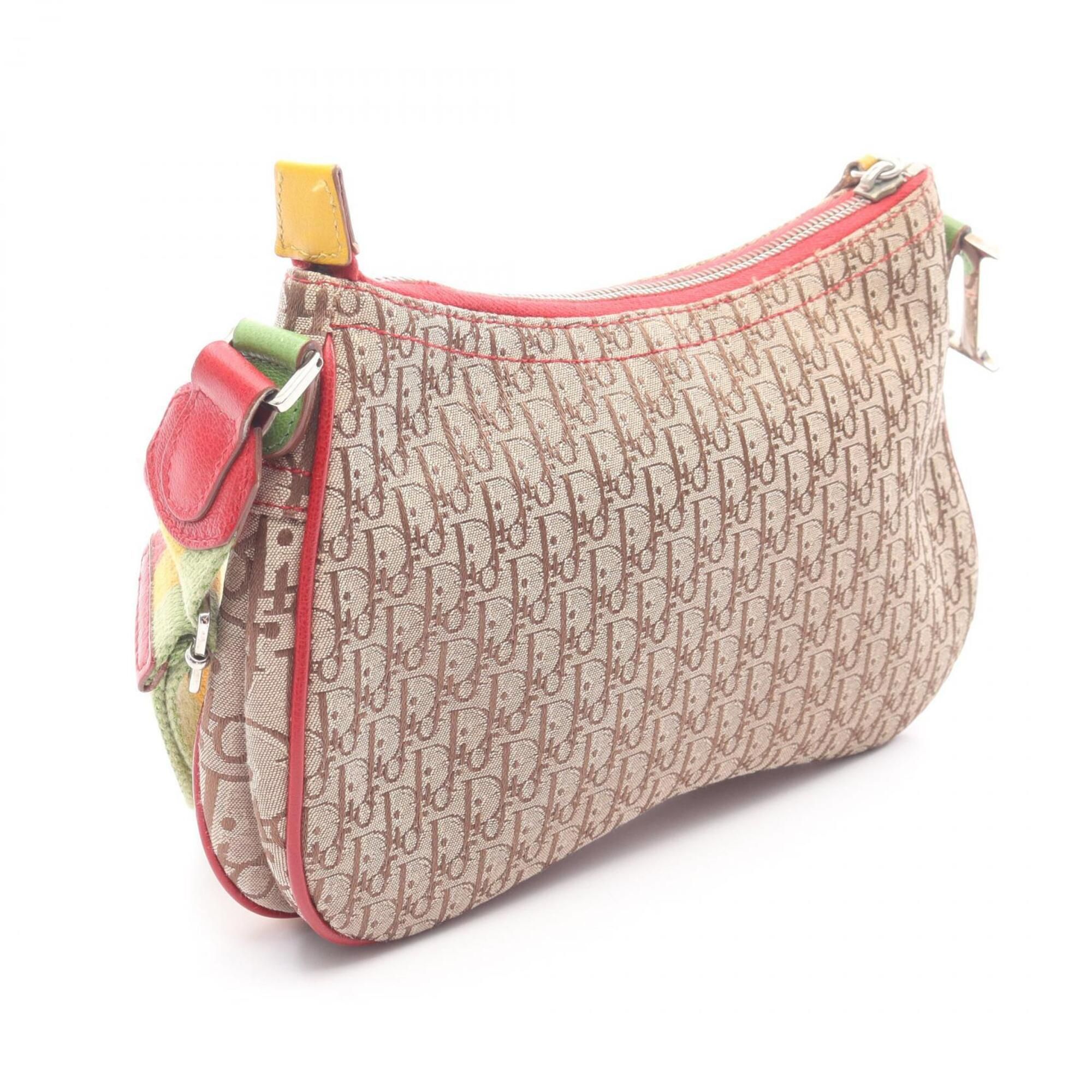 Canvas Leather Handbag Shoulder Bag (Pre-Owned) - Christian Dior - Modalova