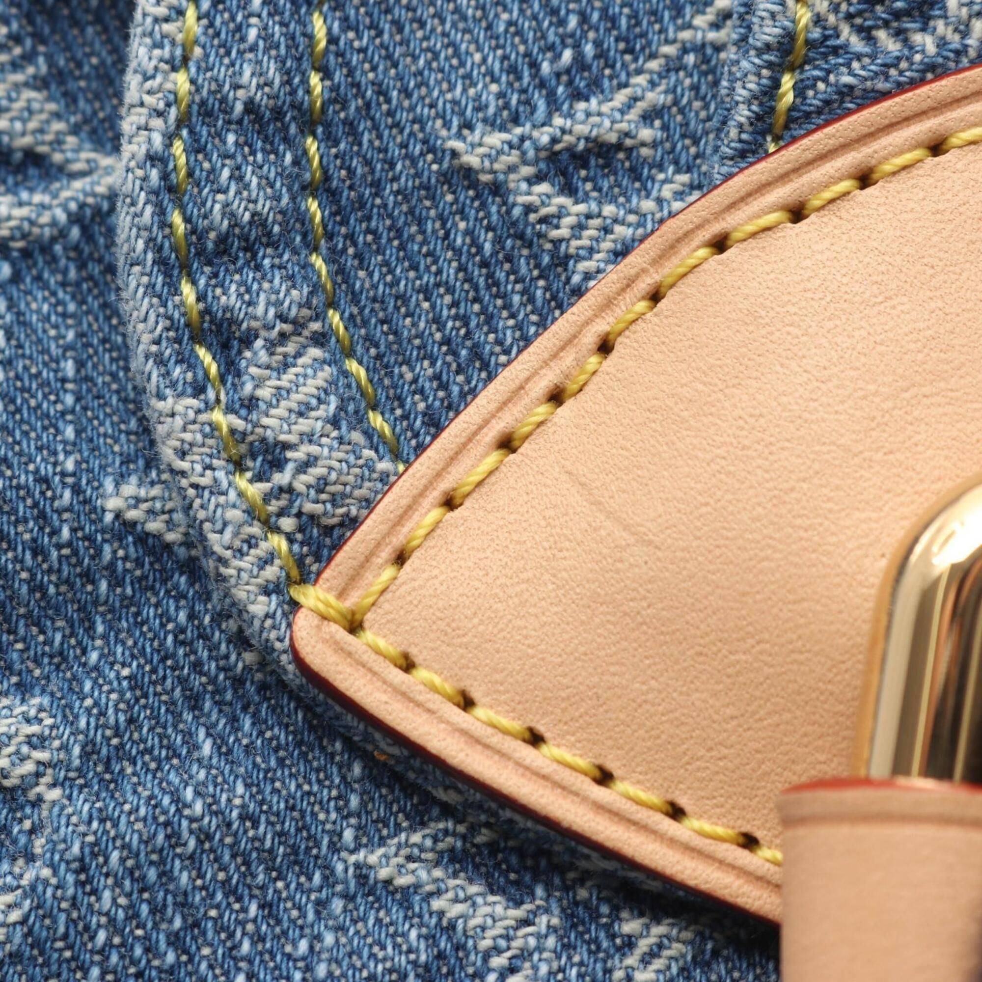 Denim Leather Backpack Handbag (Pre-Owned) - Louis Vuitton - Modalova