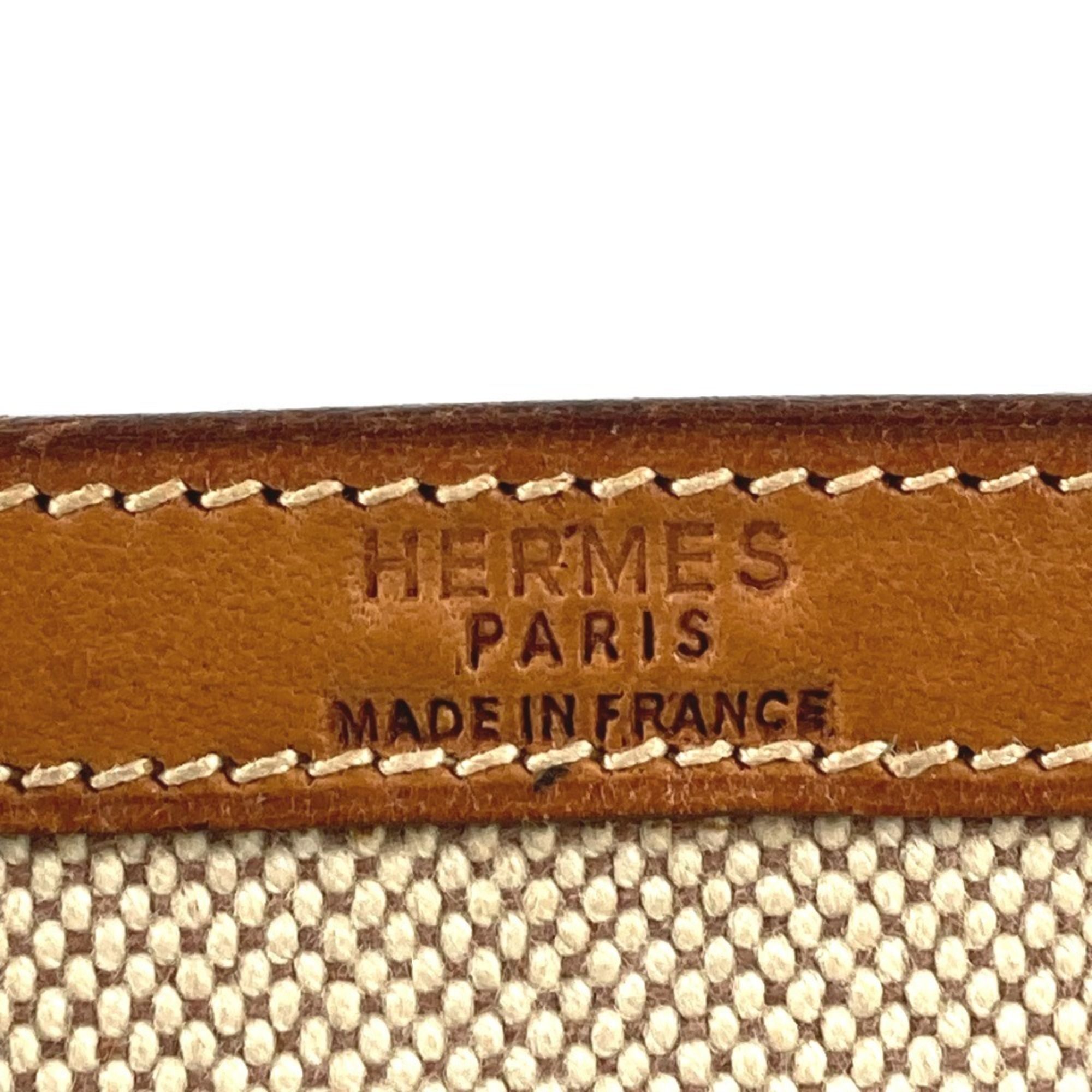 Leather Canvas Handbag Shoulder Bag (Pre-Owned) - Hermes - Modalova