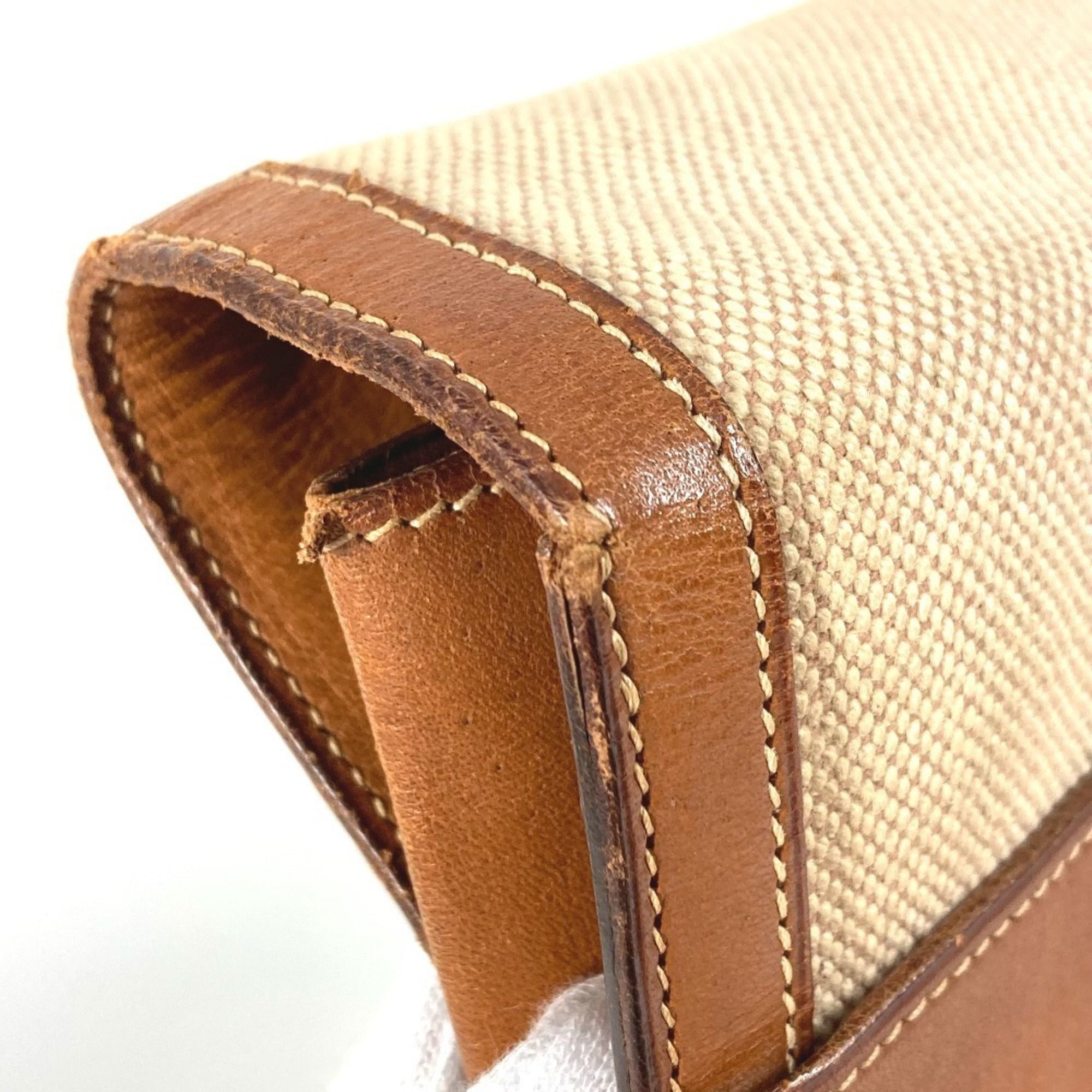 Leather Canvas Handbag Shoulder Bag (Pre-Owned) - Hermes - Modalova