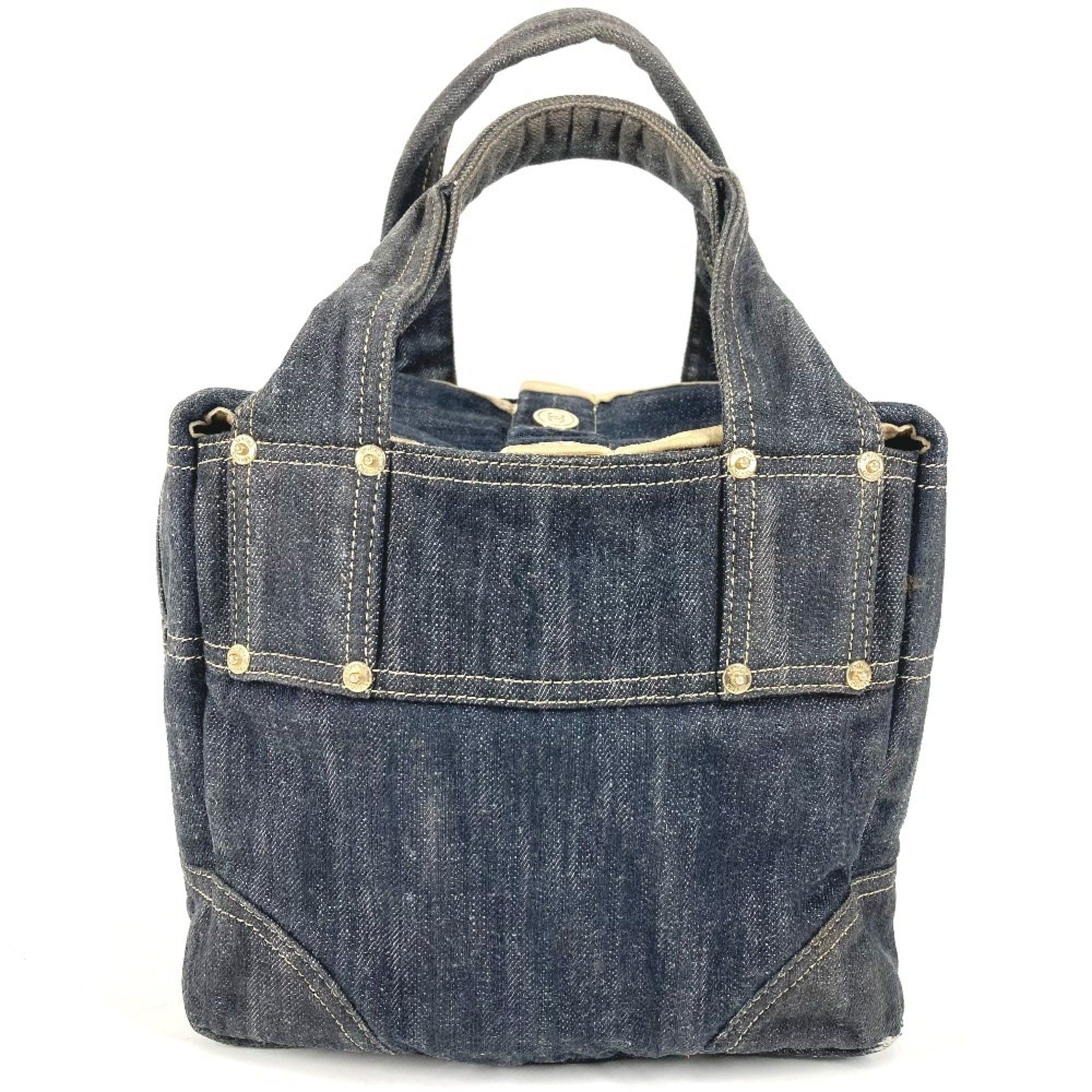 Denim Denim Handbag Tote Bag (Pre-Owned) - Chanel - Modalova
