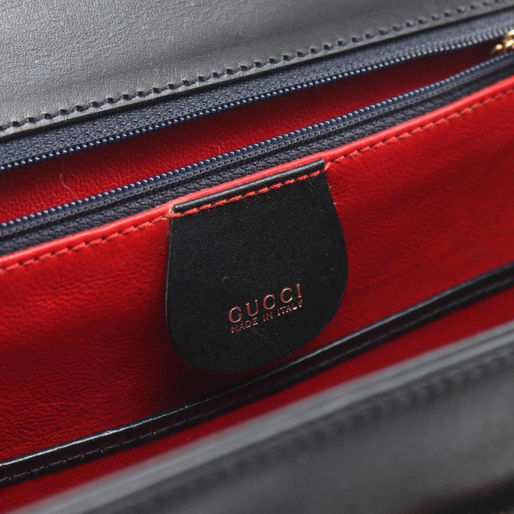Leather Handbag (Pre-Owned) - Gucci - Modalova