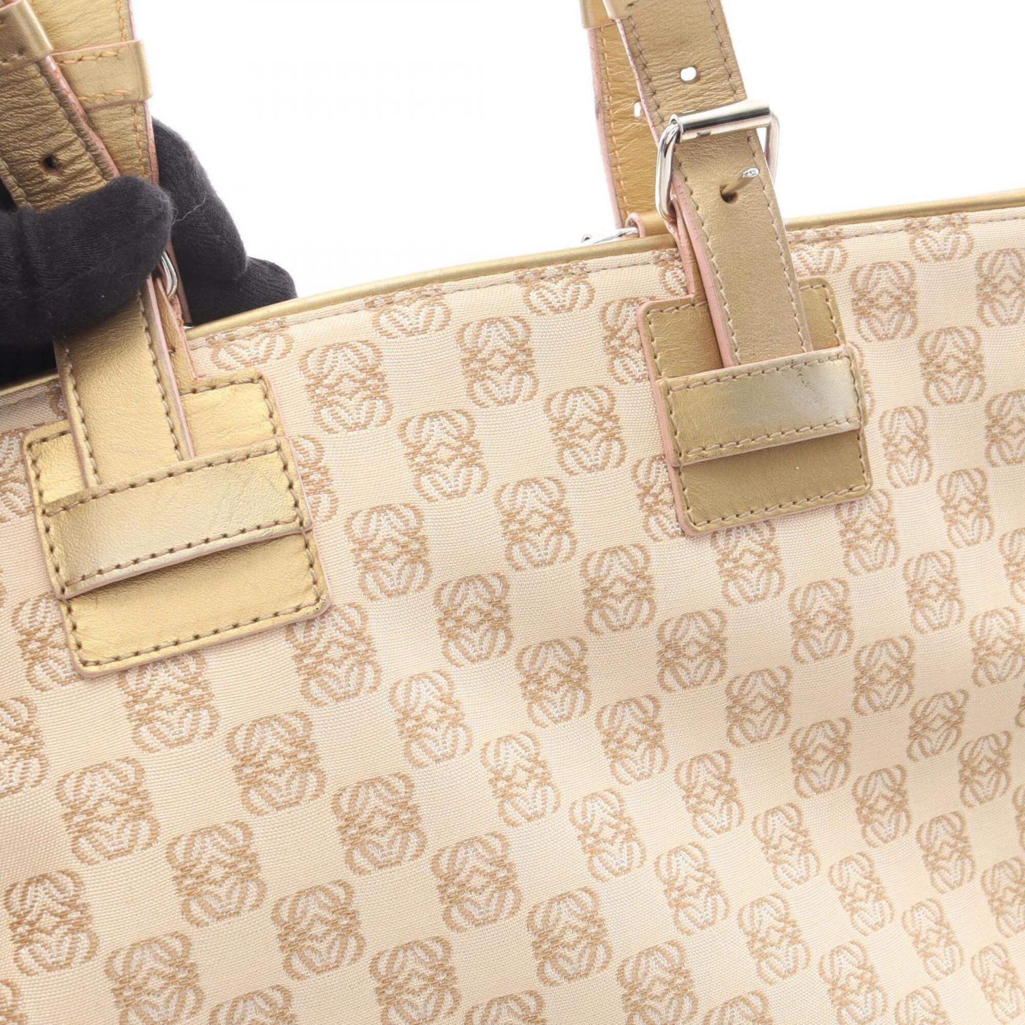 Canvas Leather Handbag (Pre-Owned) - Loewe - Modalova