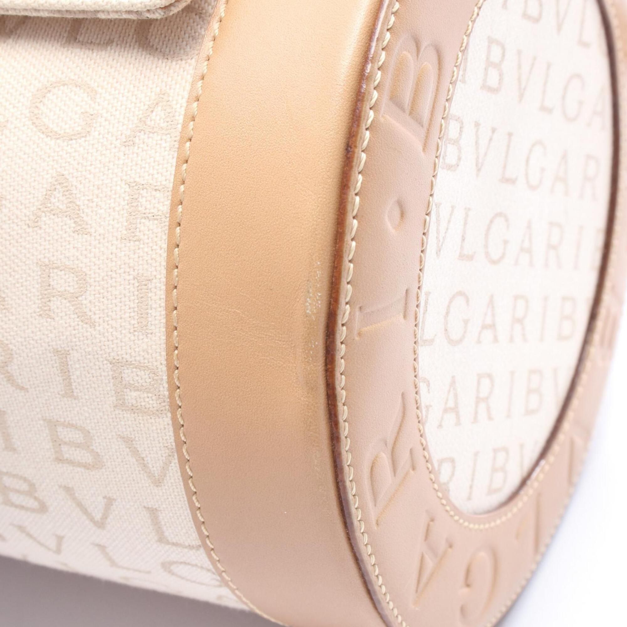Canvas Leather Handbag (Pre-Owned) - Bvlgari - Modalova