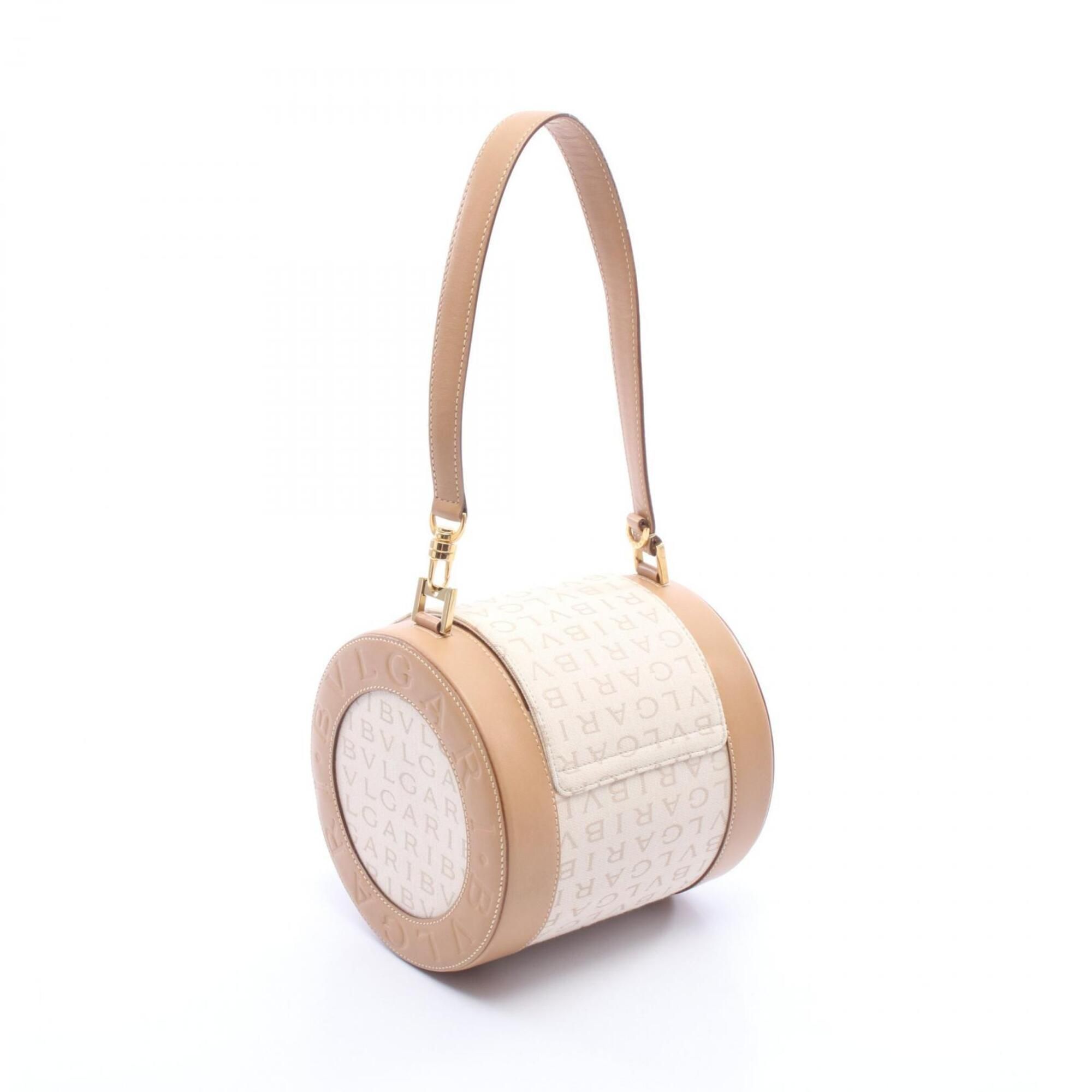 Canvas Leather Handbag (Pre-Owned) - Bvlgari - Modalova