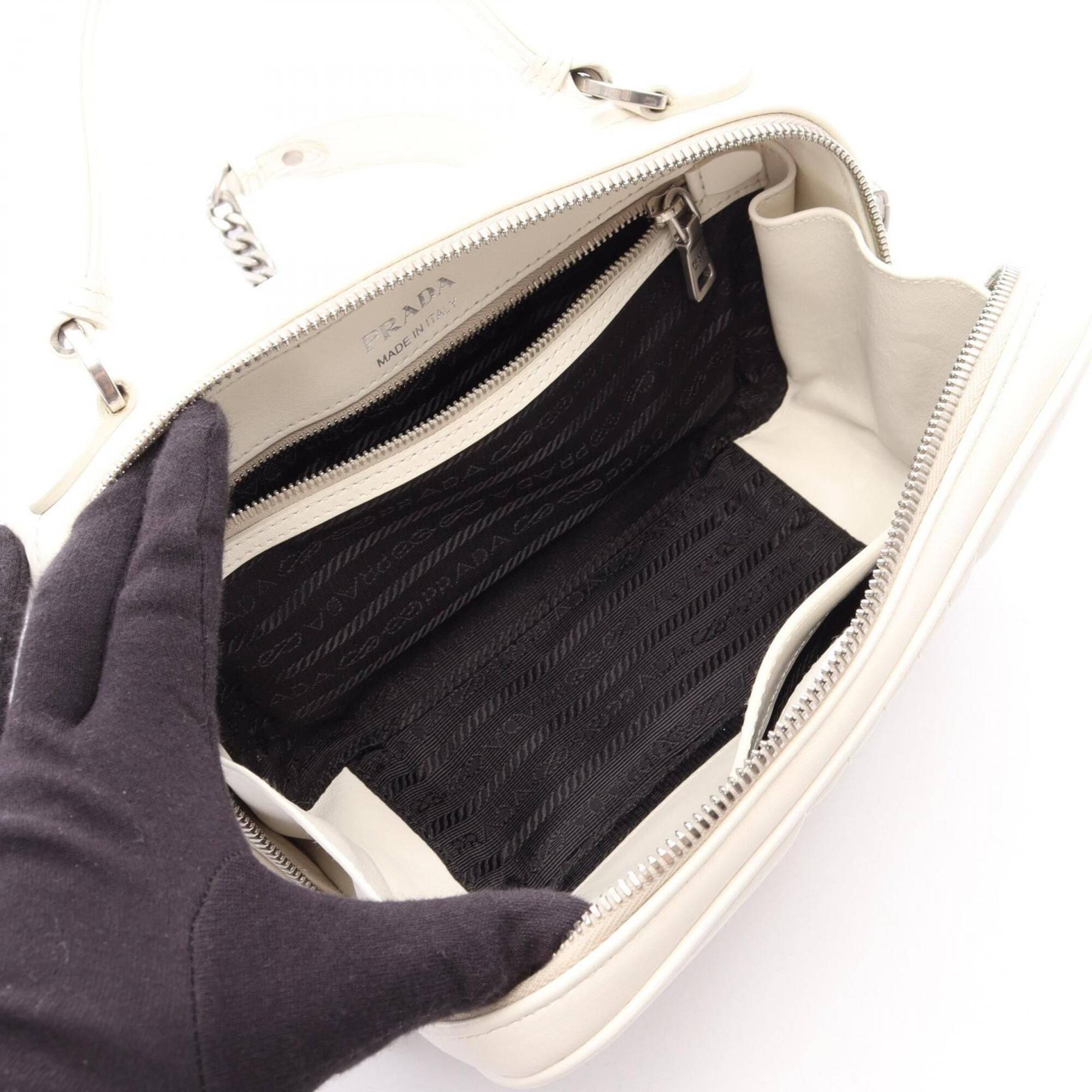 Leather Handbag (Pre-Owned) - Prada - Modalova