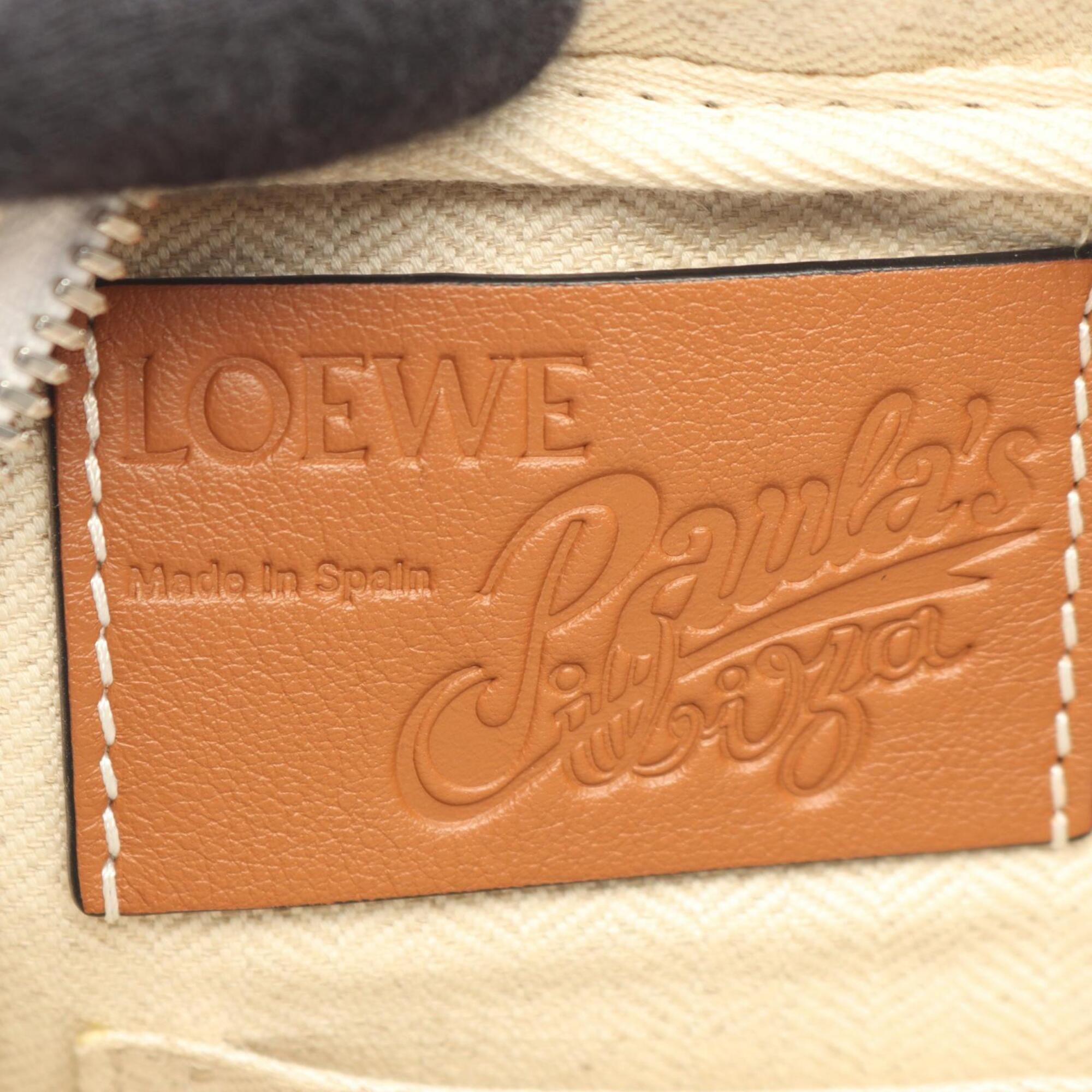 Canvas Leather Handbag Shoulder Bag (Pre-Owned) - Loewe - Modalova