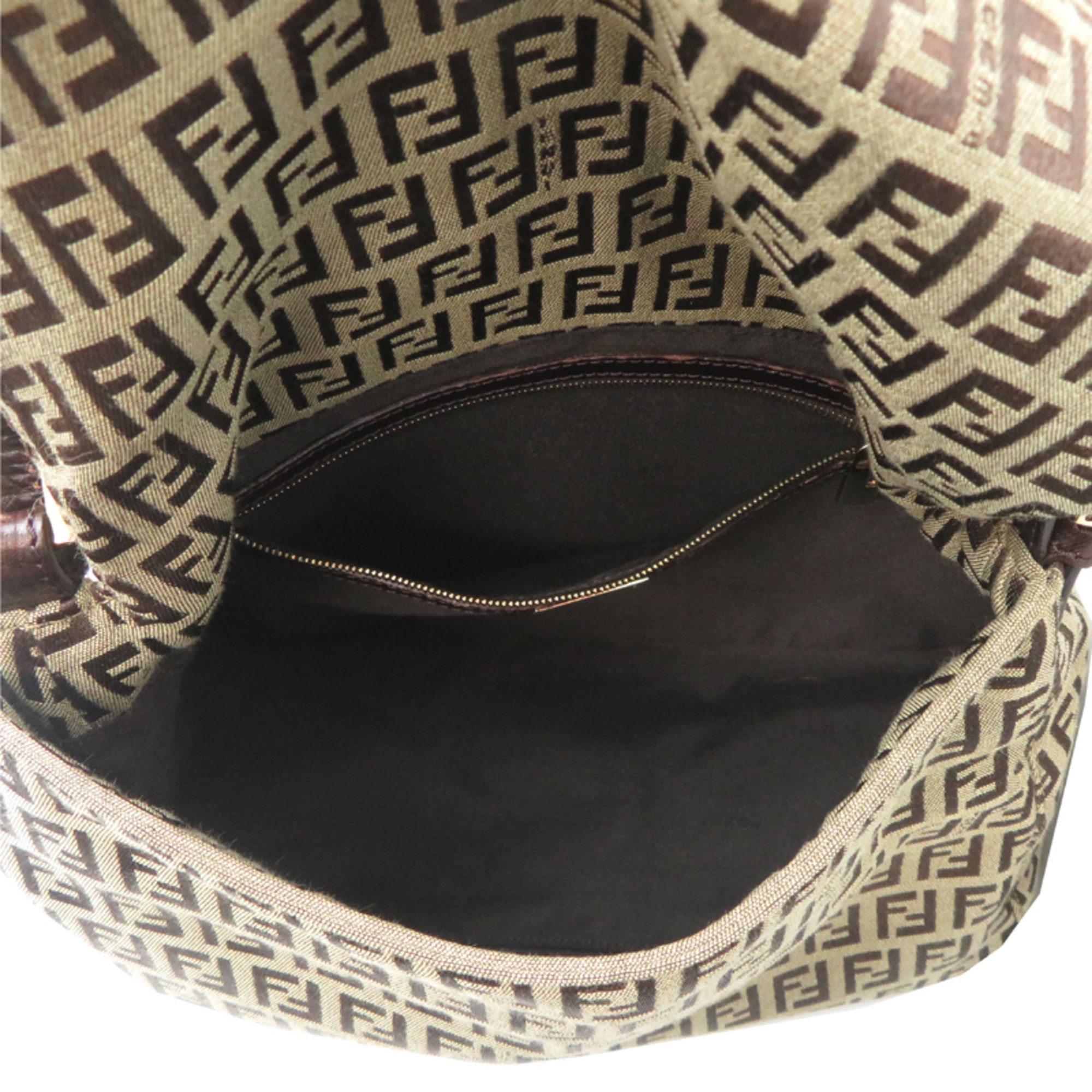 Canvas Leather Shoulder Bag (Pre-Owned) - Fendi - Modalova