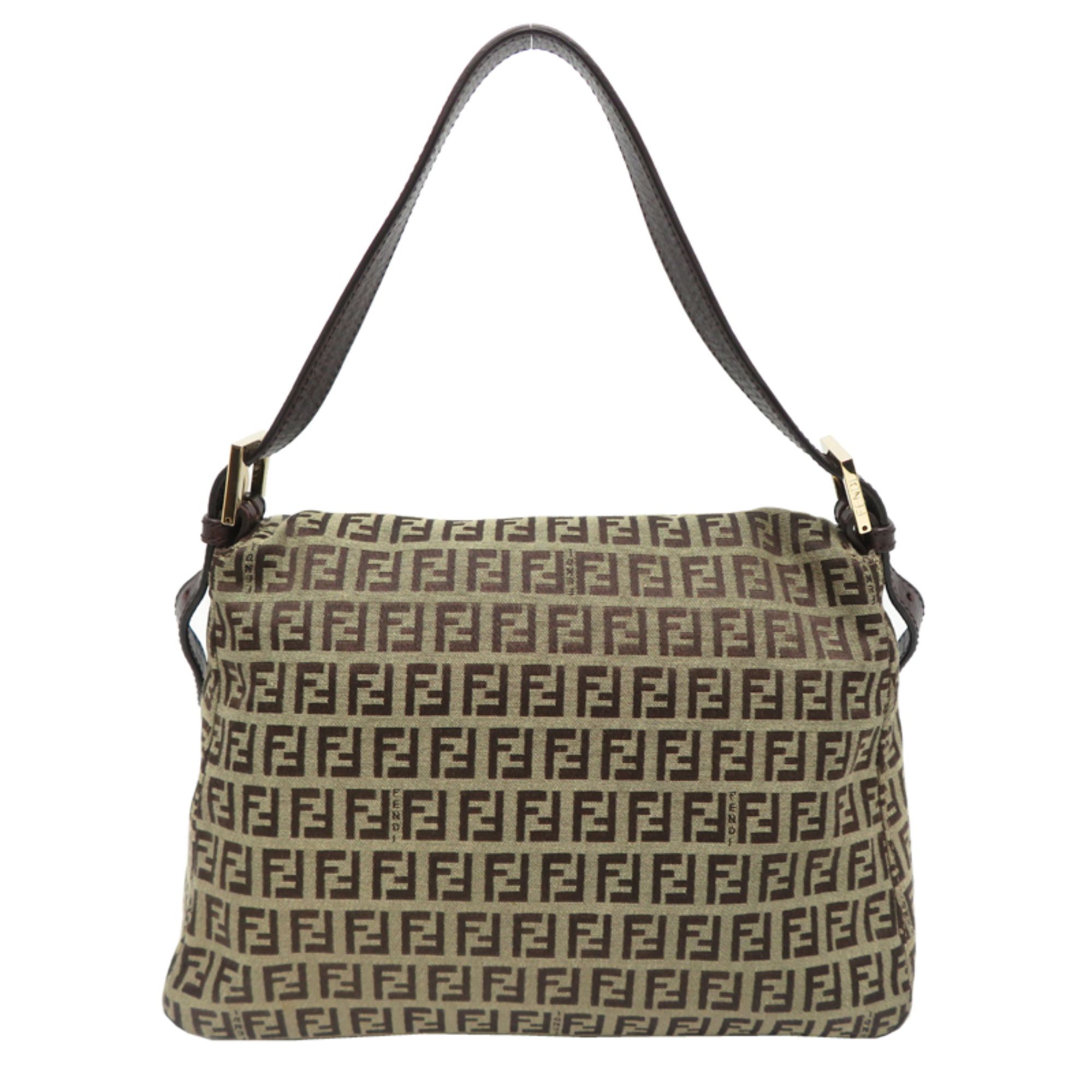 Canvas Leather Shoulder Bag (Pre-Owned) - Fendi - Modalova