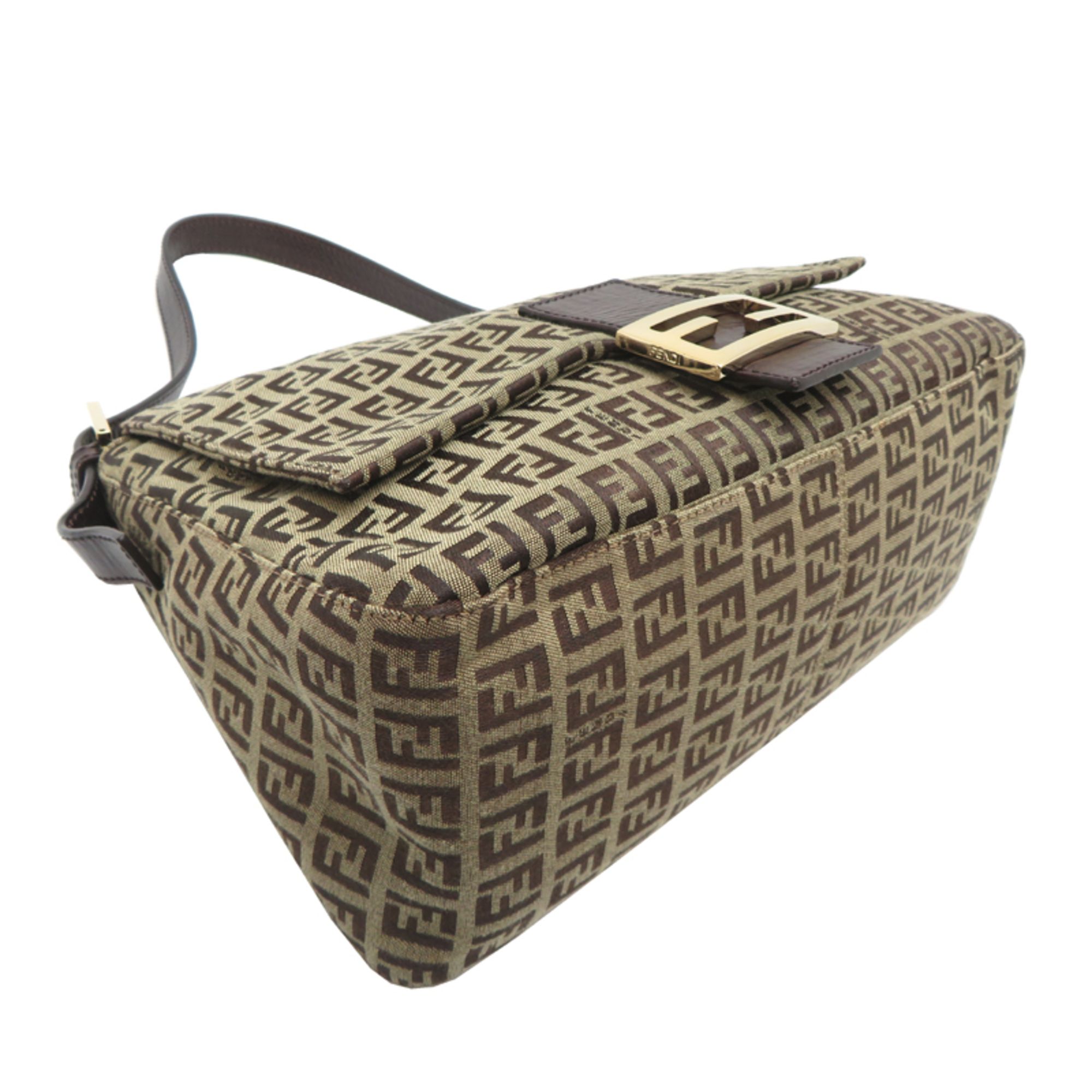 Canvas Leather Shoulder Bag (Pre-Owned) - Fendi - Modalova