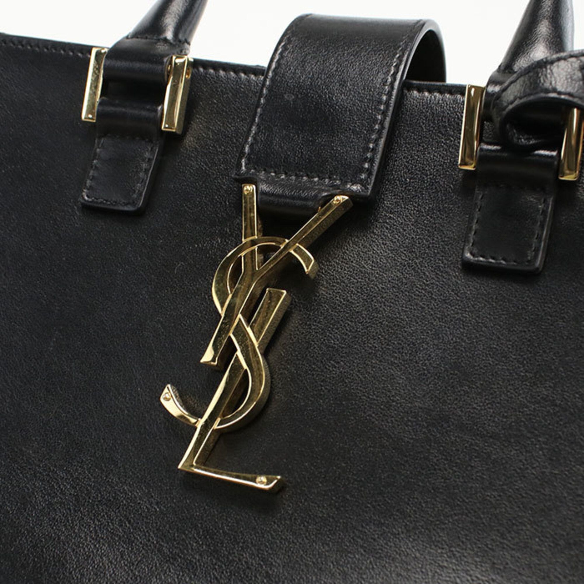 Leather Handbag (Pre-Owned) - Saint Laurent - Modalova