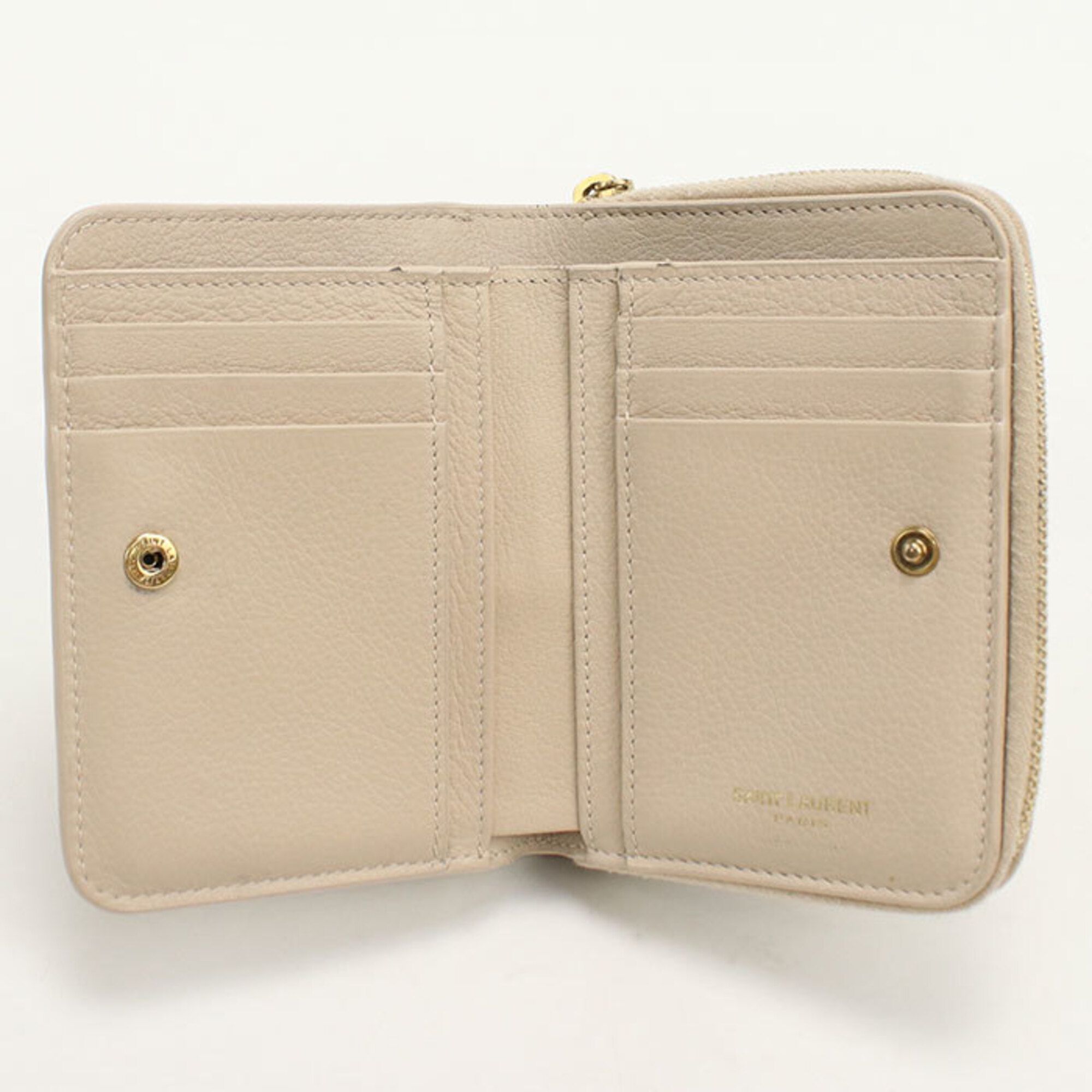 Leather Wallet (Bi-Fold) (Pre-Owned) - Saint Laurent - Modalova