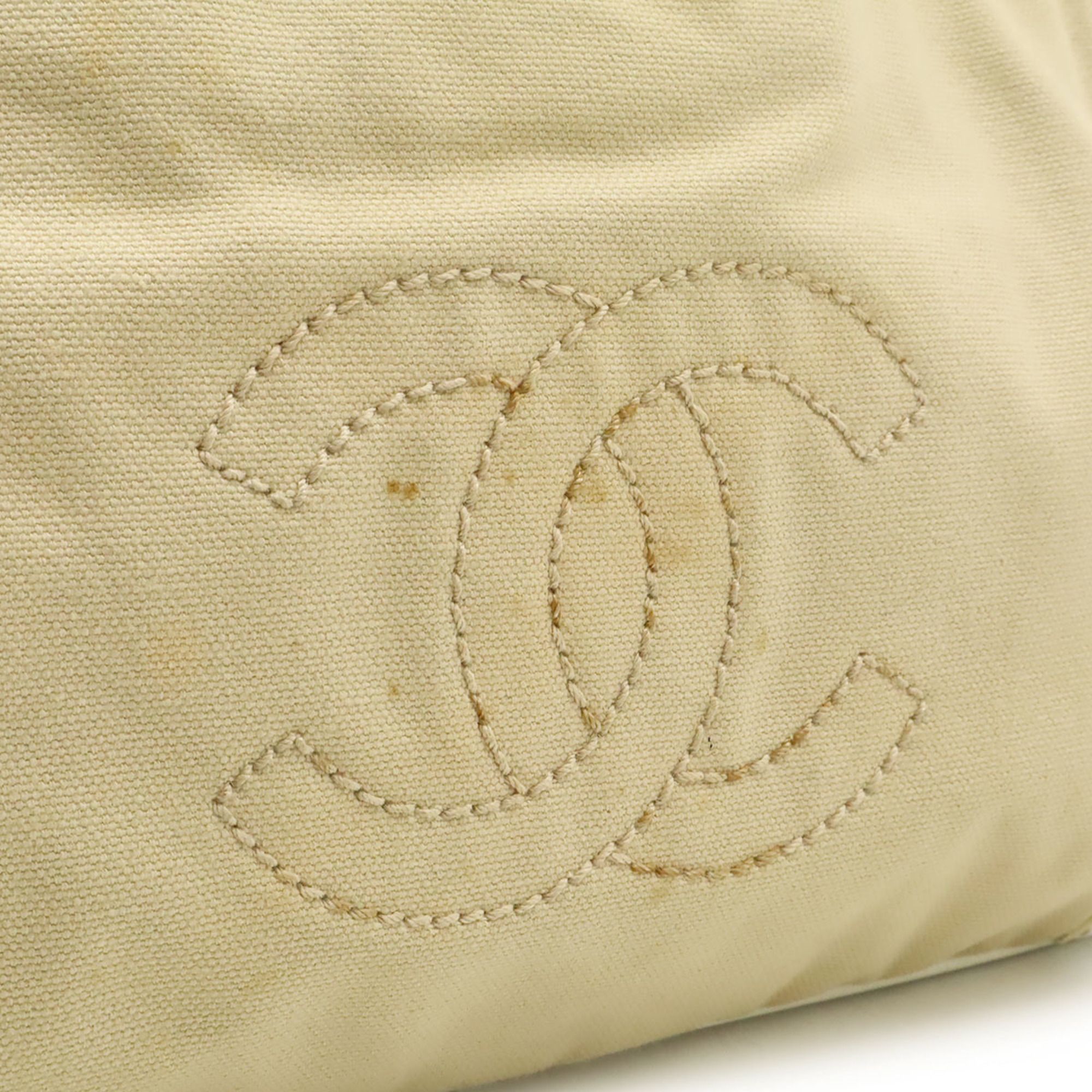 Canvas Leather Shoulder Bag (Pre-Owned) - Chanel - Modalova