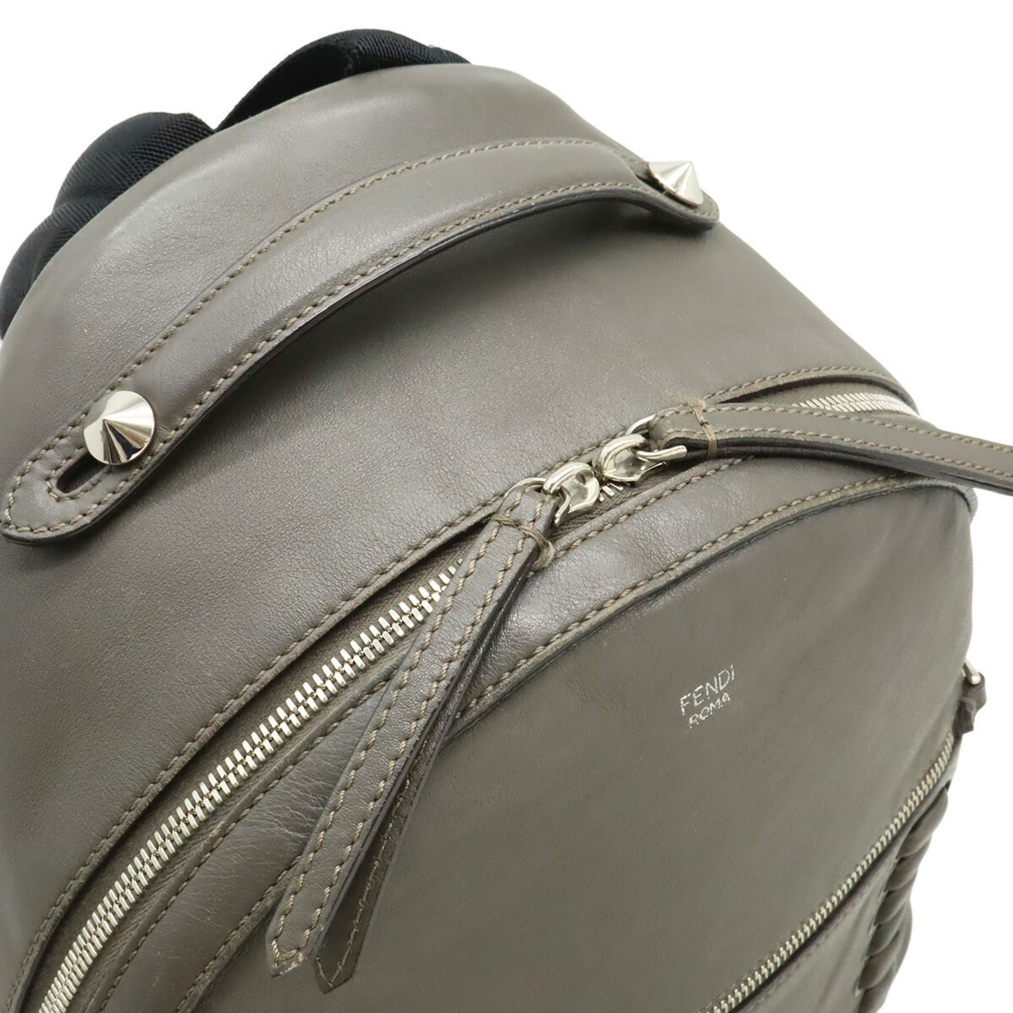 Leather Backpack (Pre-Owned) - Fendi - Modalova