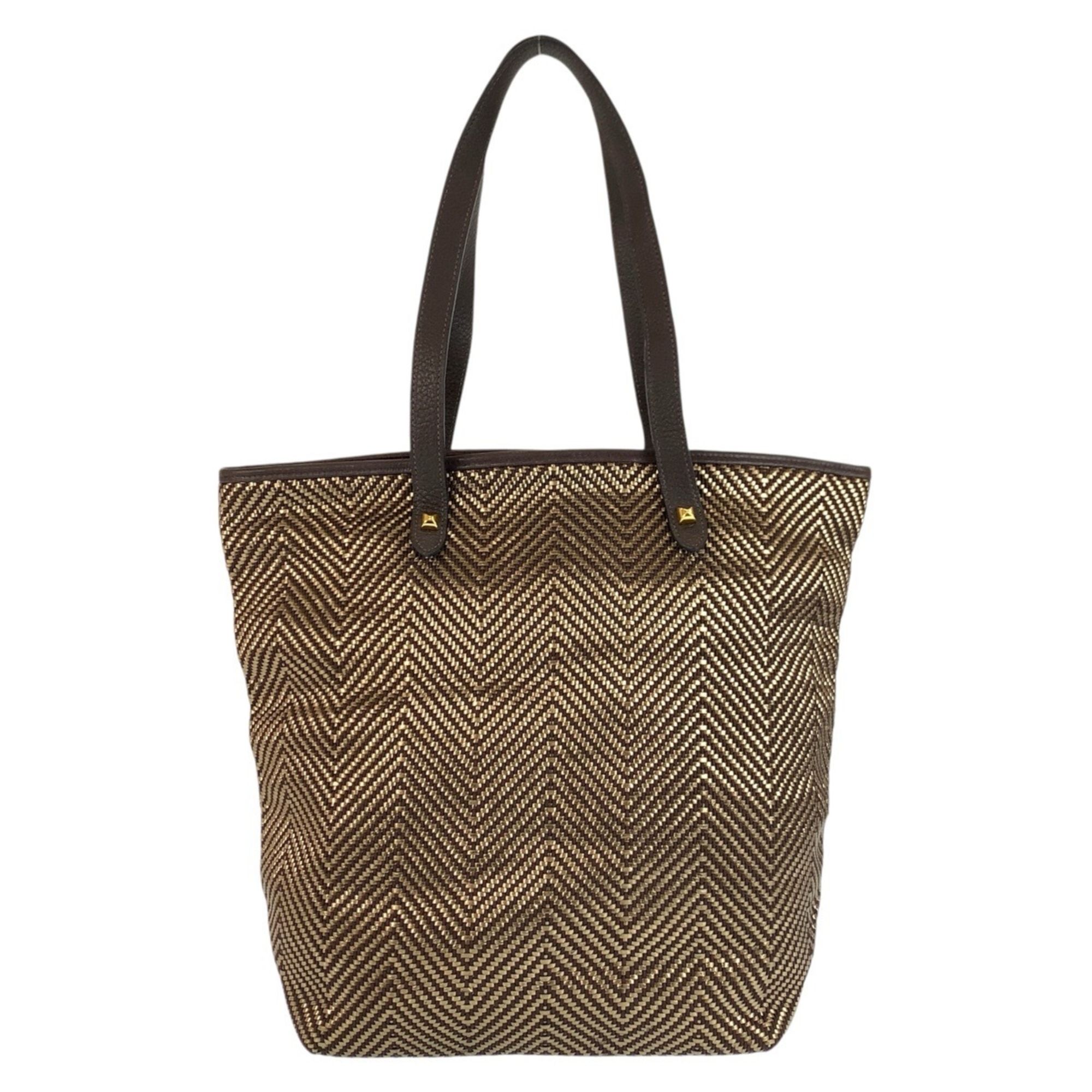 Polyester Leather Shoulder Bag Tote Bag (Pre-Owned) - Hermes - Modalova