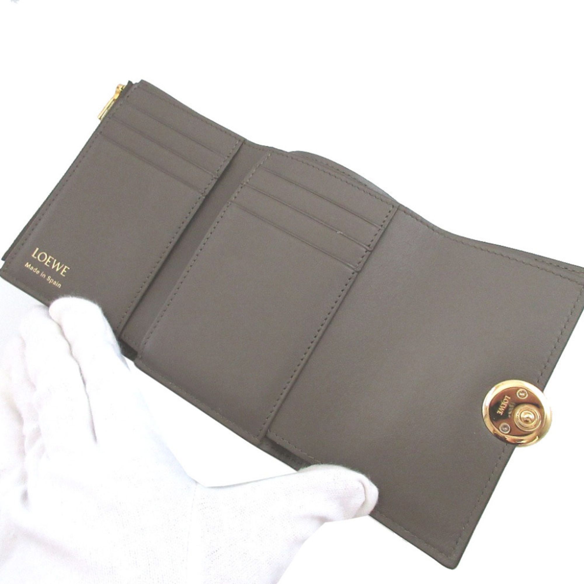 Leather Wallet (Tri-Fold) (Pre-Owned) - Loewe - Modalova