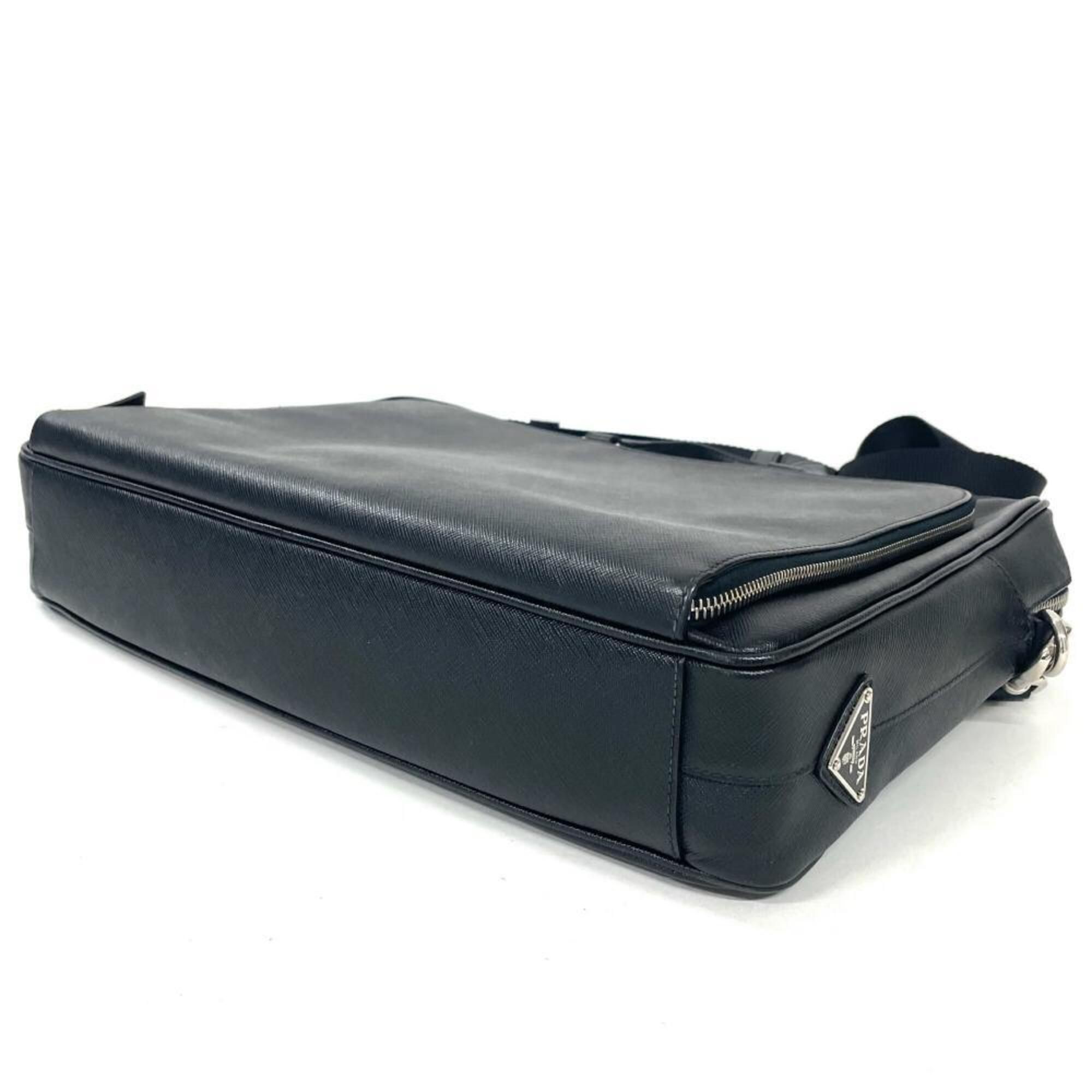 Leather Briefcase (Pre-Owned) - Prada - Modalova