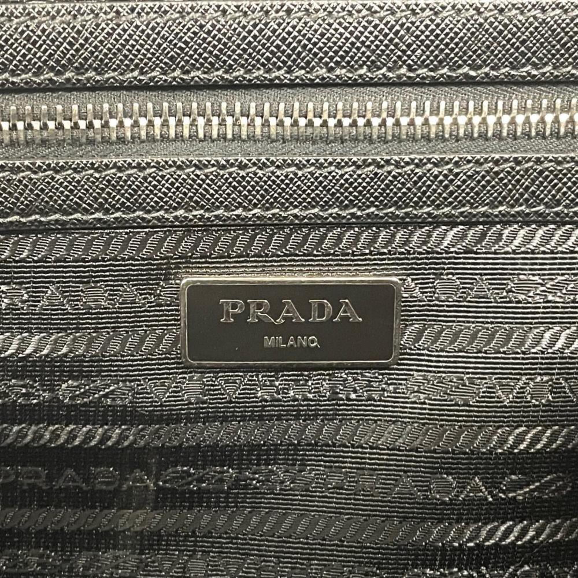 Leather Briefcase (Pre-Owned) - Prada - Modalova