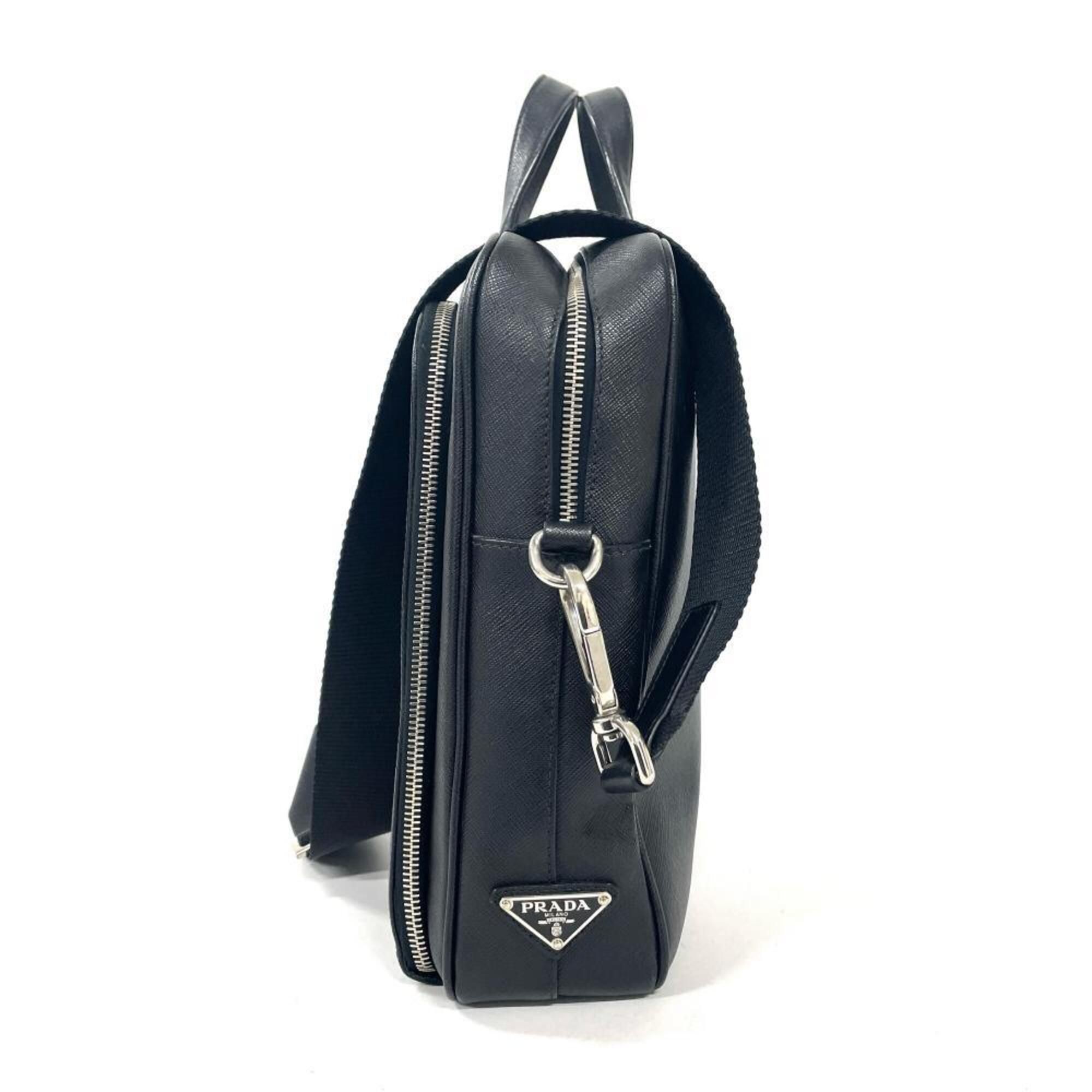 Leather Briefcase (Pre-Owned) - Prada - Modalova