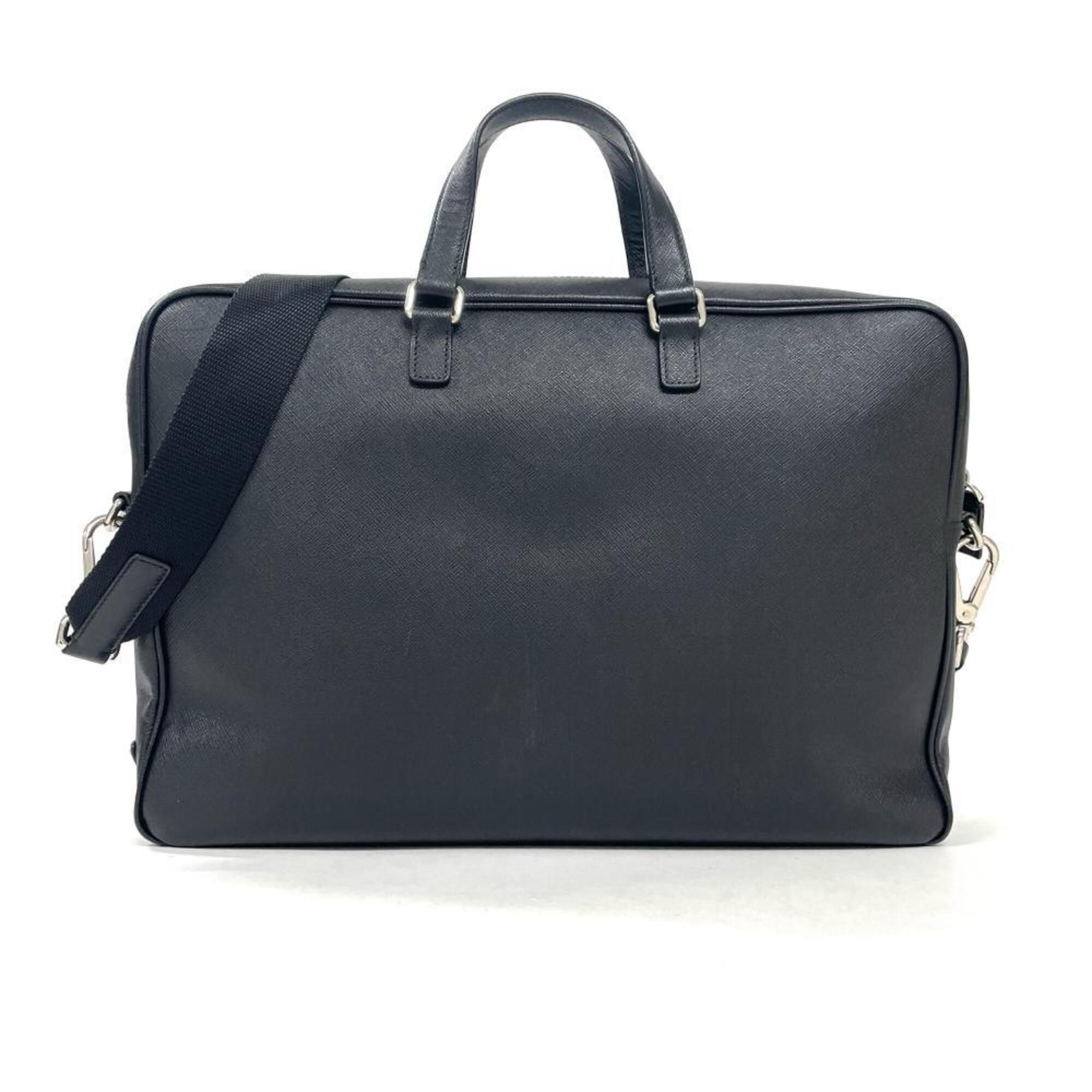 Leather Briefcase (Pre-Owned) - Prada - Modalova