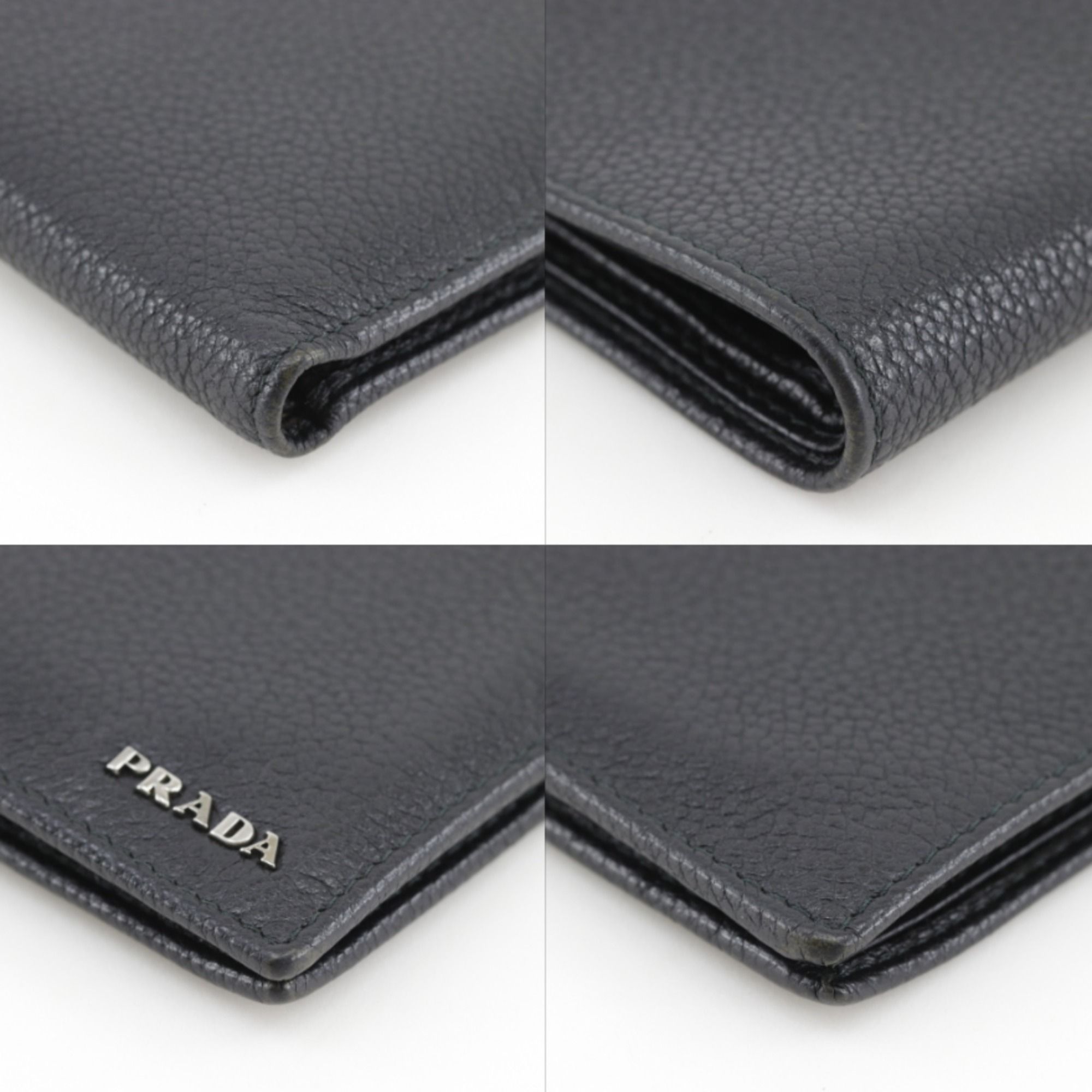 Leather Bill Wallet (Bi-Fold) (Pre-Owned) - Prada - Modalova